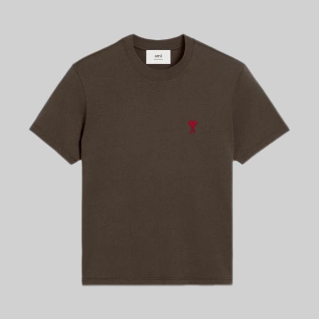 Logo-Embroidered T-Shirt - Coffee Brown