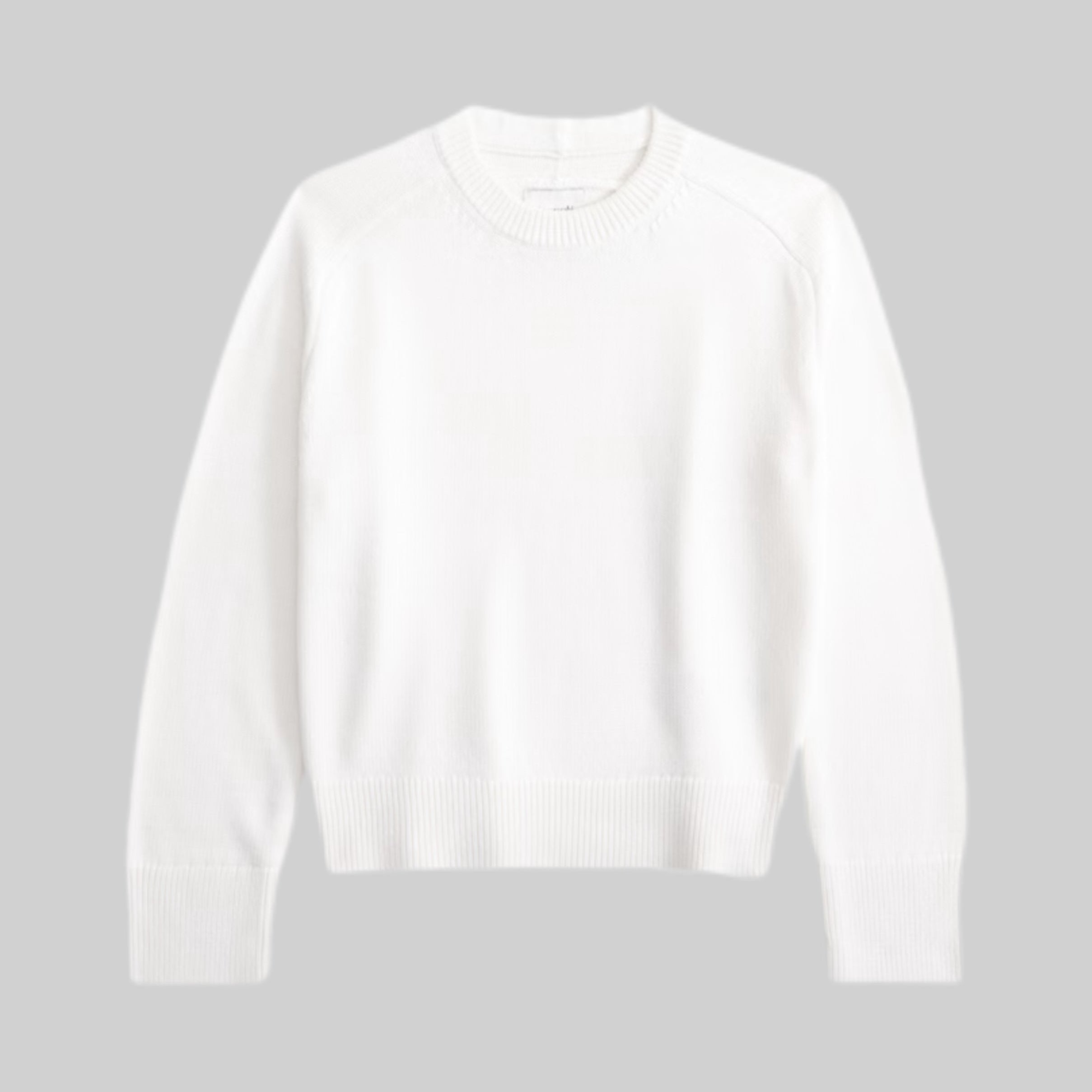 Crewneck Jumper in Cream