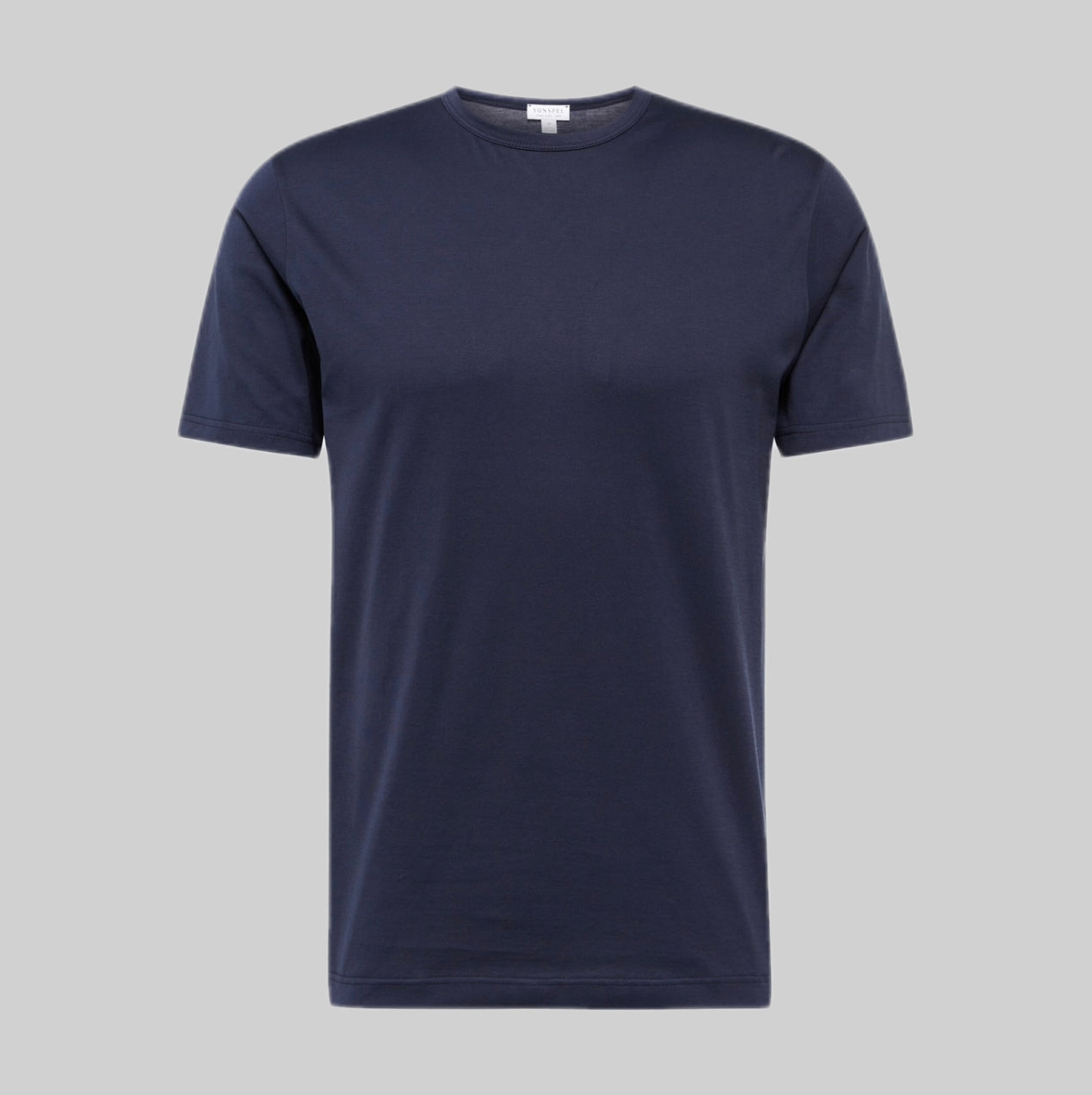 Sunspel t-shirt, men, frontside, blue