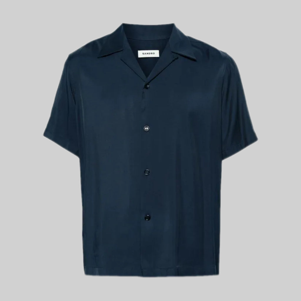Sandro shirt, men, frontside, blue