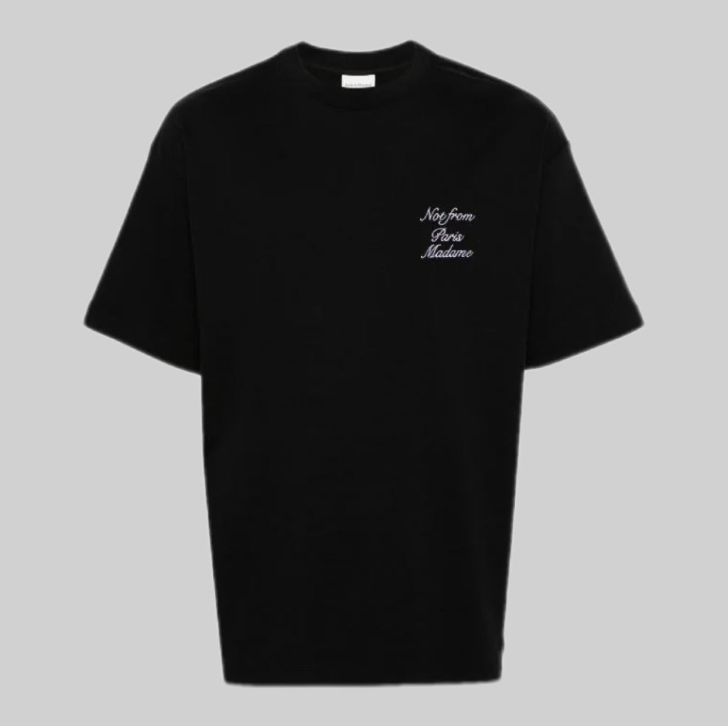 Drôle De Monsieur t-shirt, men, black, frontside