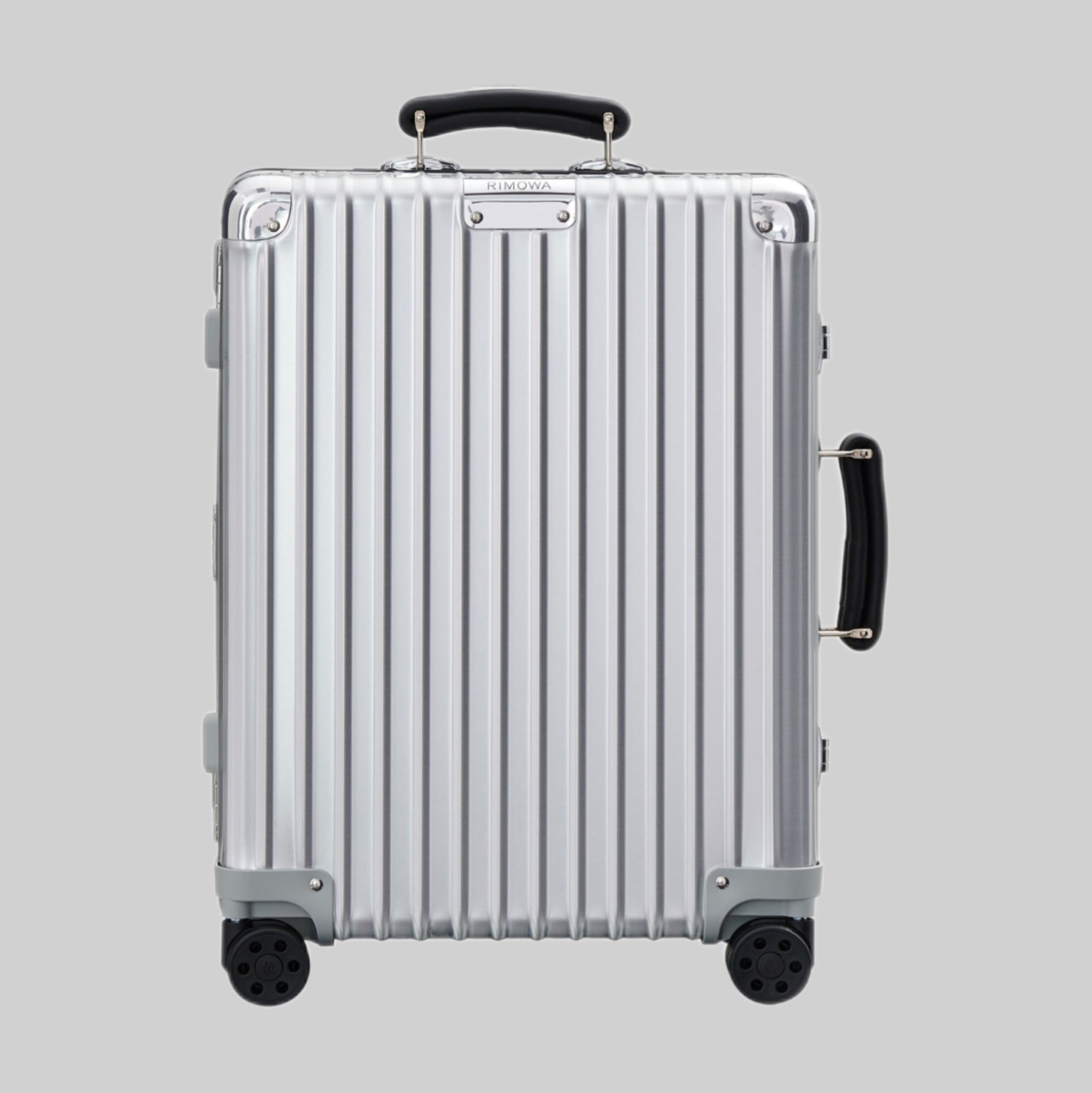 RIMOWA suitcase, silver, frontside