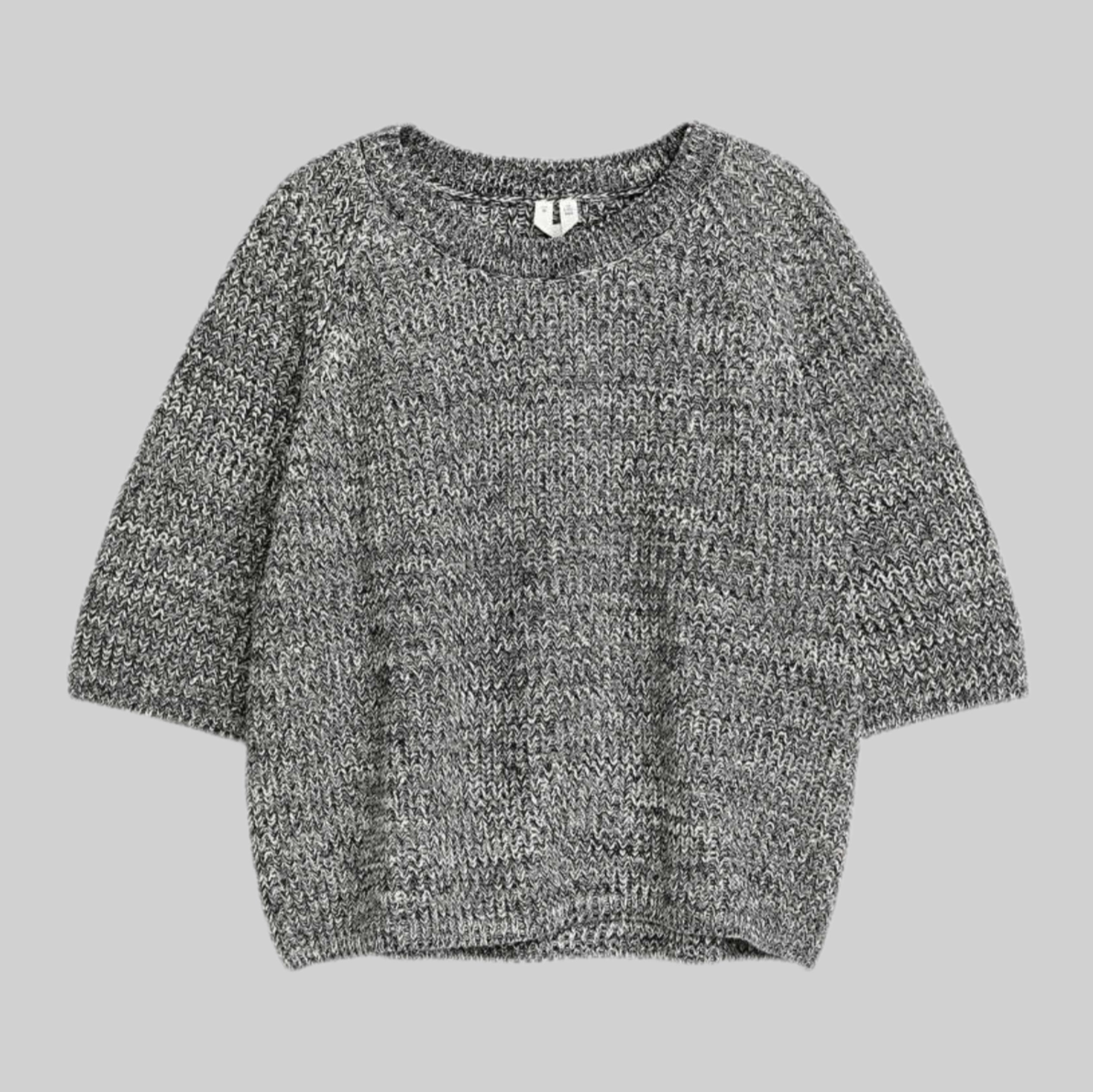 Arket Knitted top for women, Grey, frontside