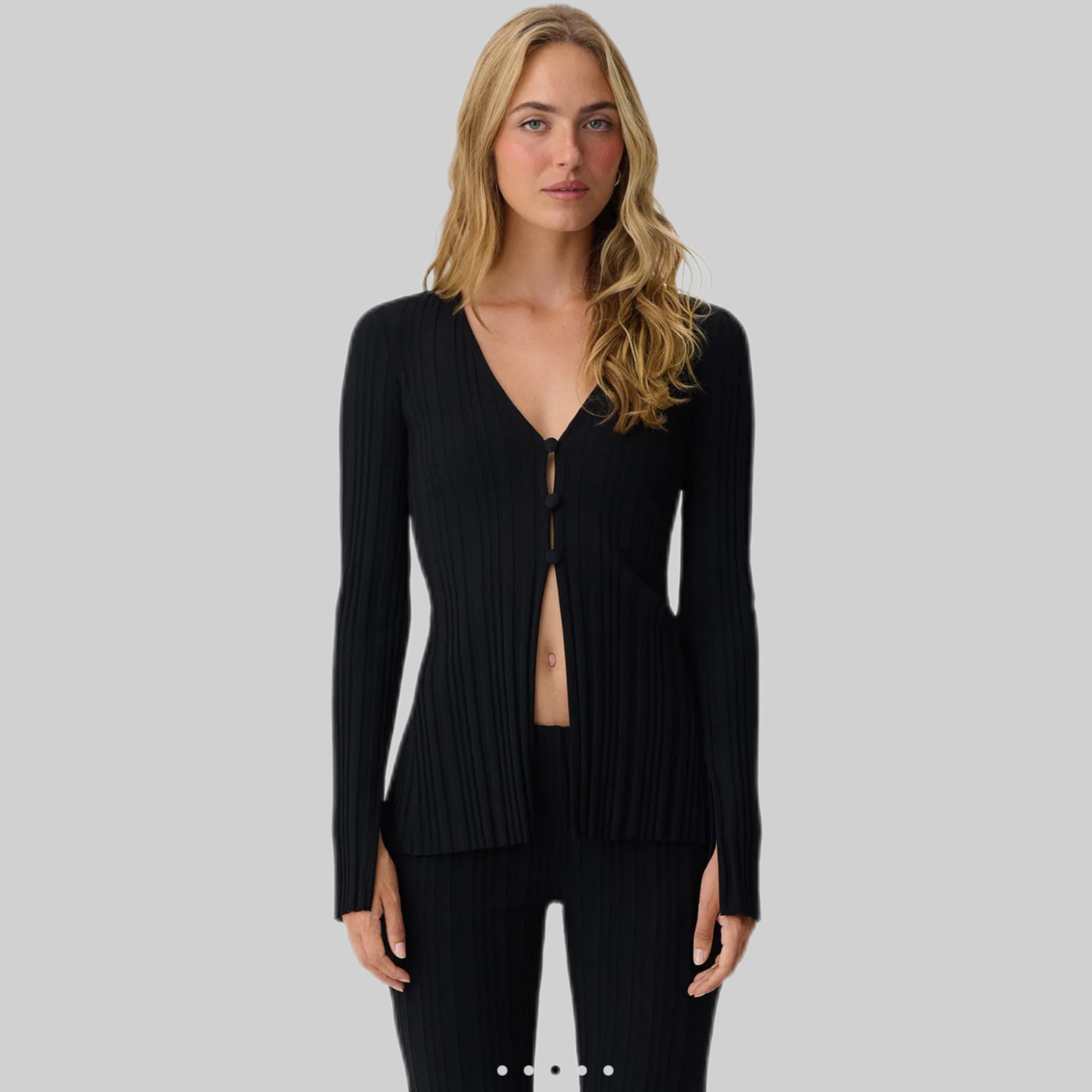 Avora cardigan, women, black, front model