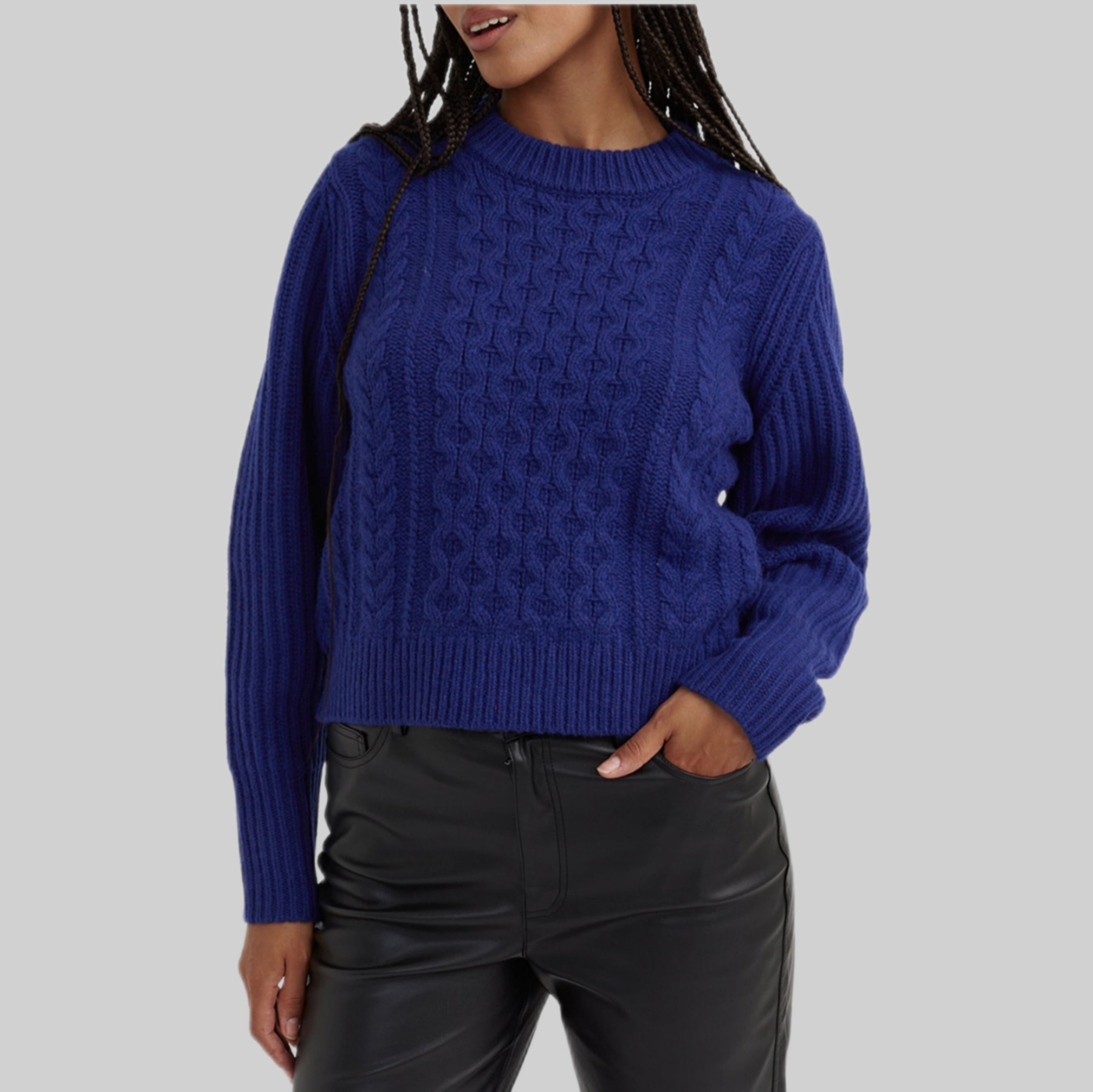 CHINTI & PARKER knitwear, blue, women, frontside, model