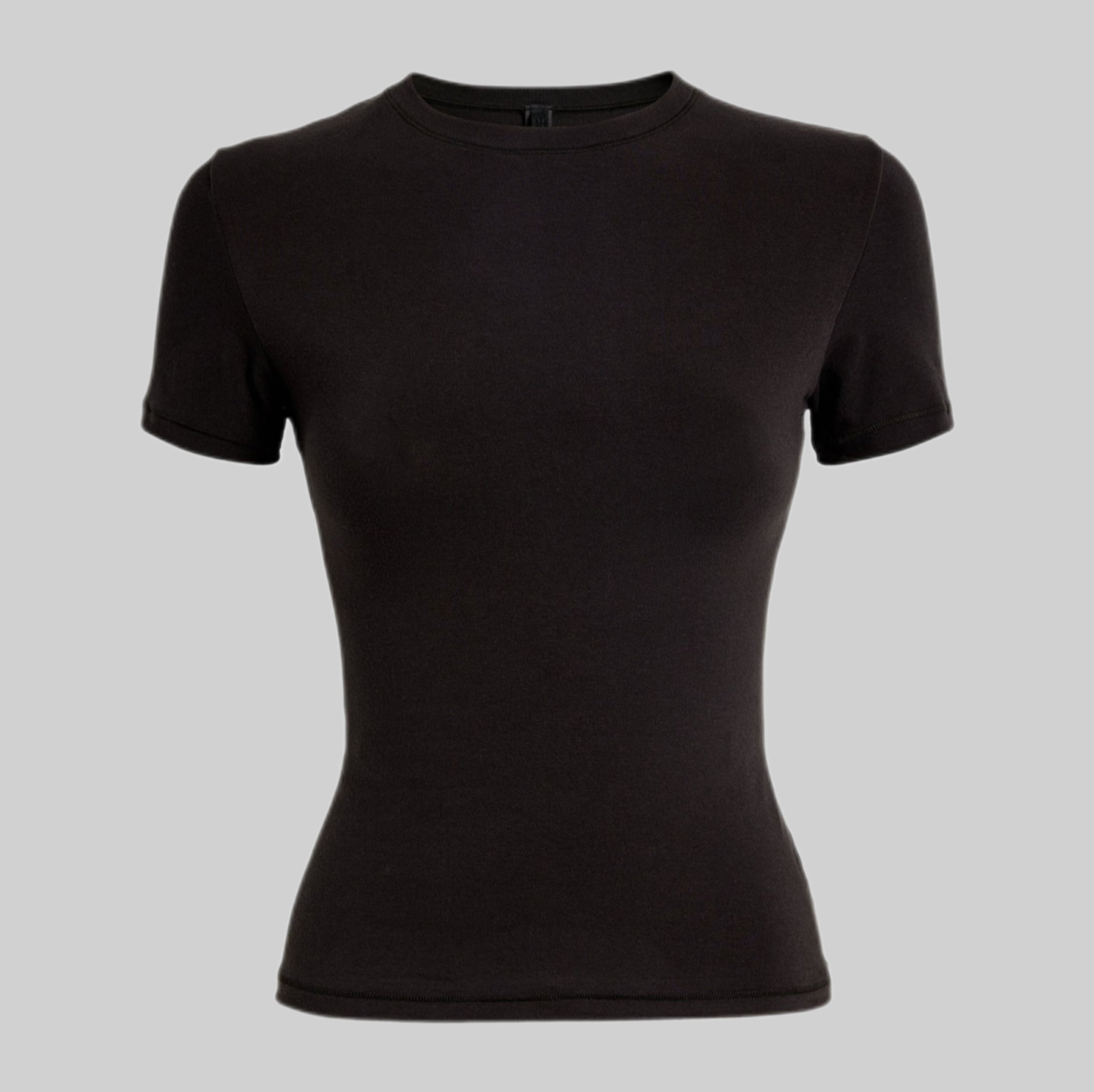 SKIMS top, women, black, frontside