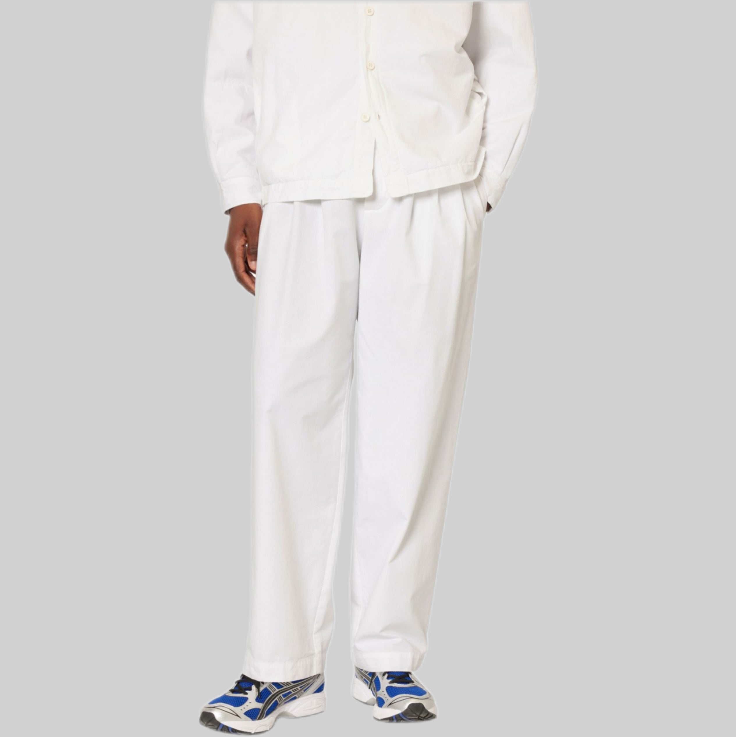AMERICAN VINTAGE pants, white, frontsdie