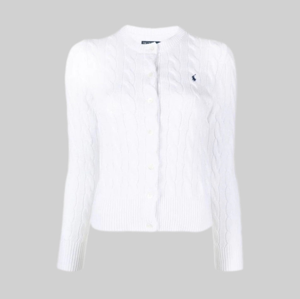 Polo Ralph Lauren knitwear, white, women, frontside