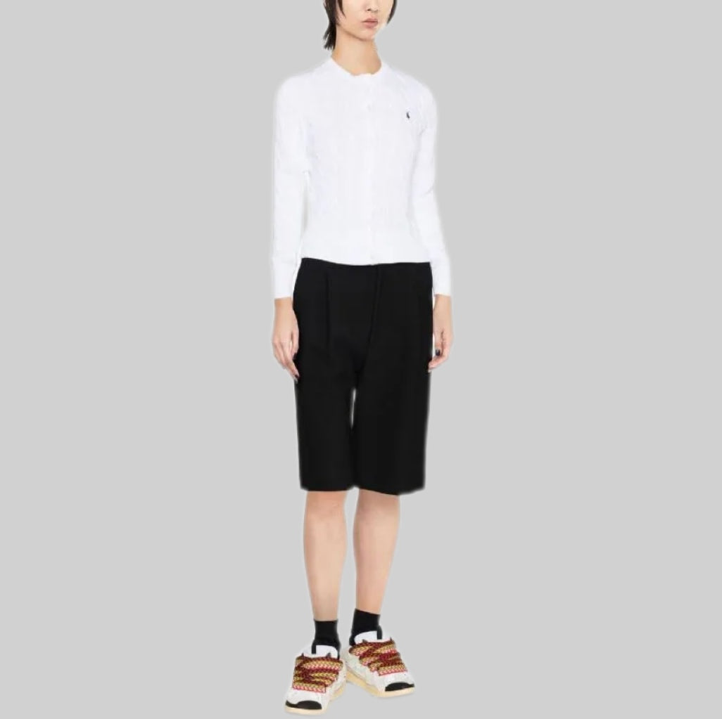 Polo Ralph Lauren knitwear, white, women, frontside, model