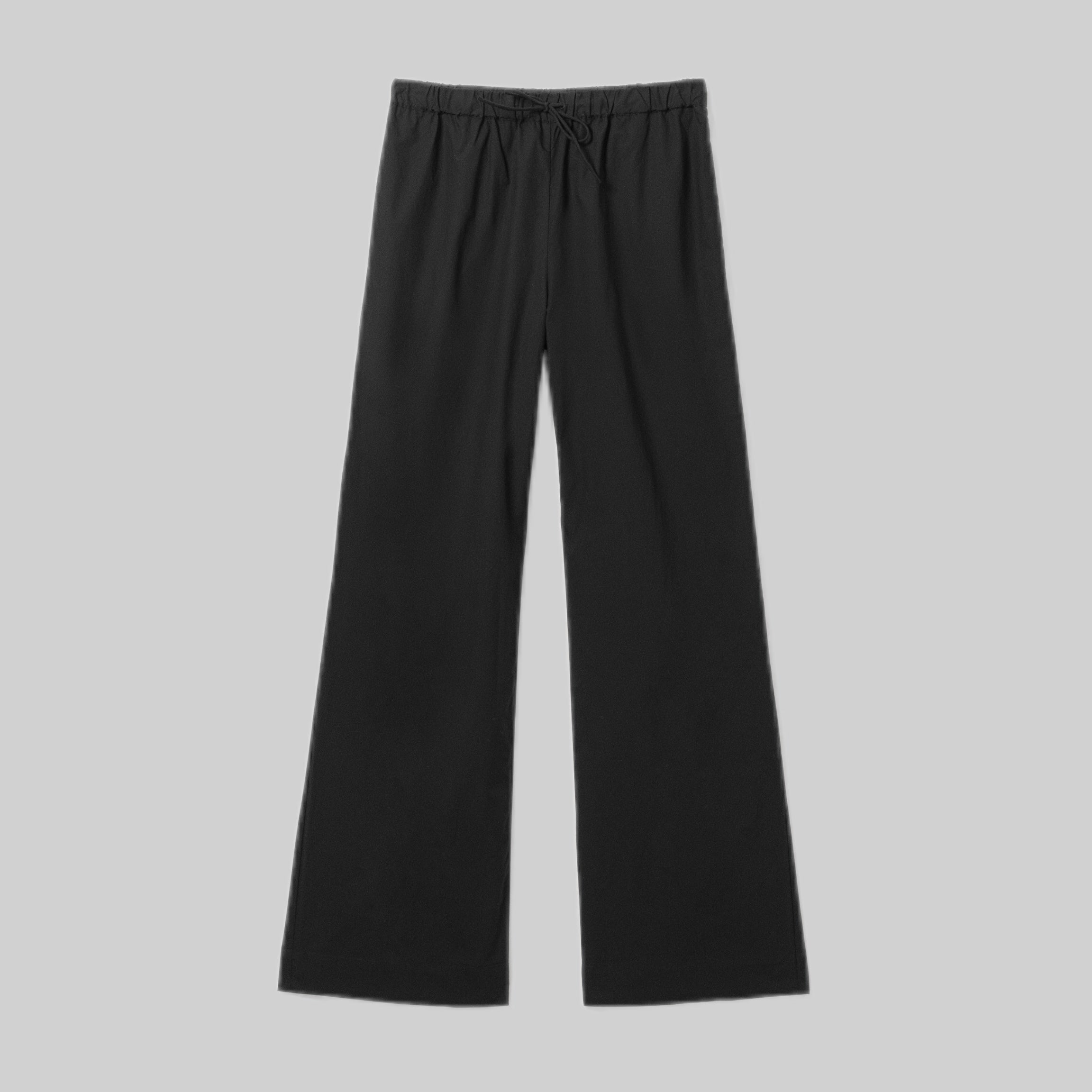 Monki pants, black, frontside, women