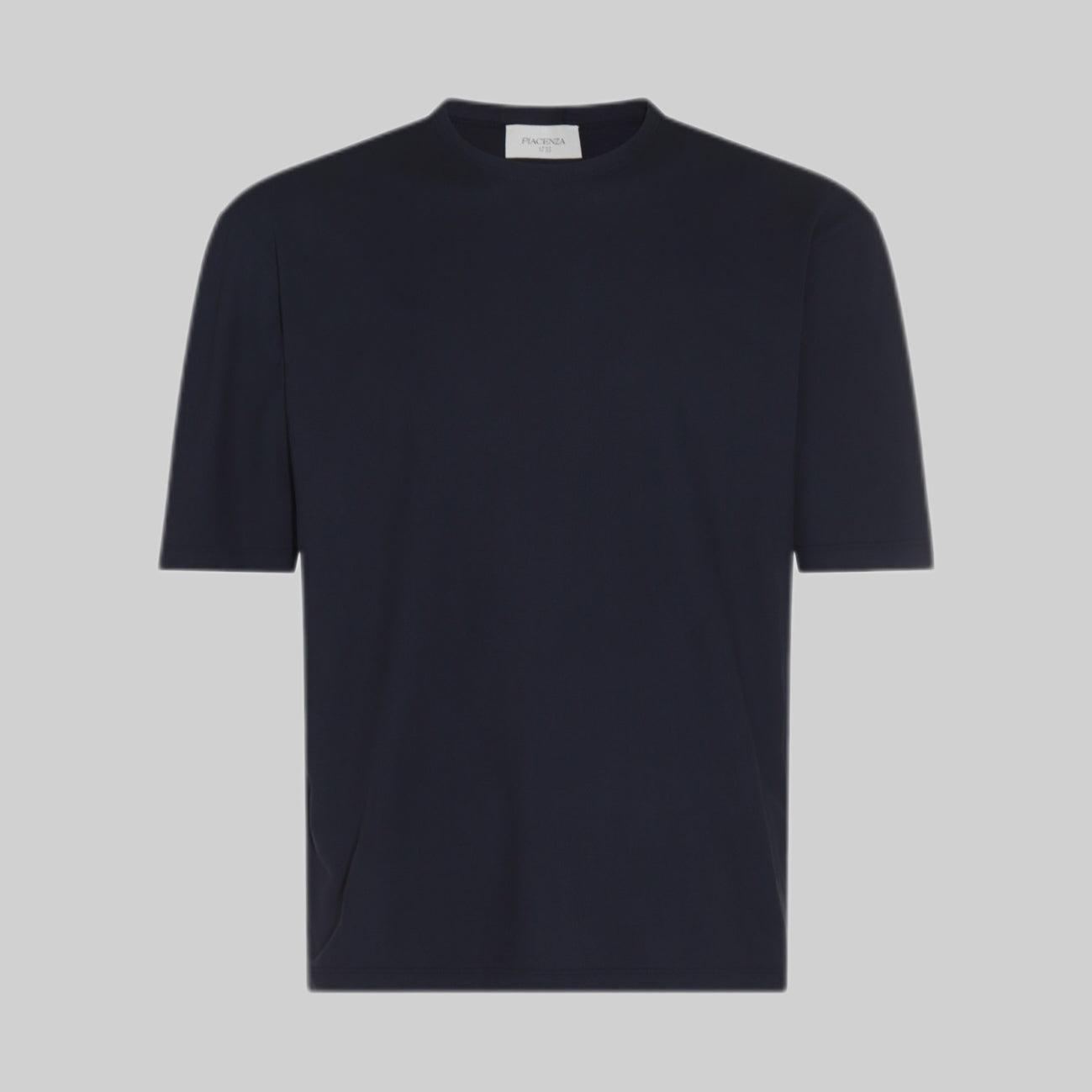 PIACENZA CASHMERE t-shirt, men, blue, frontside