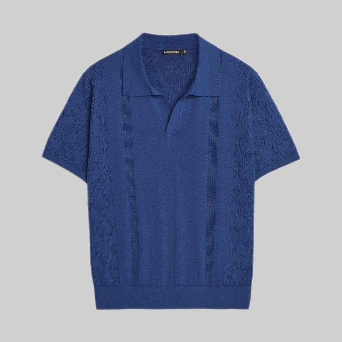 J.LINDEBERG polo shirt, men, blue, frontside