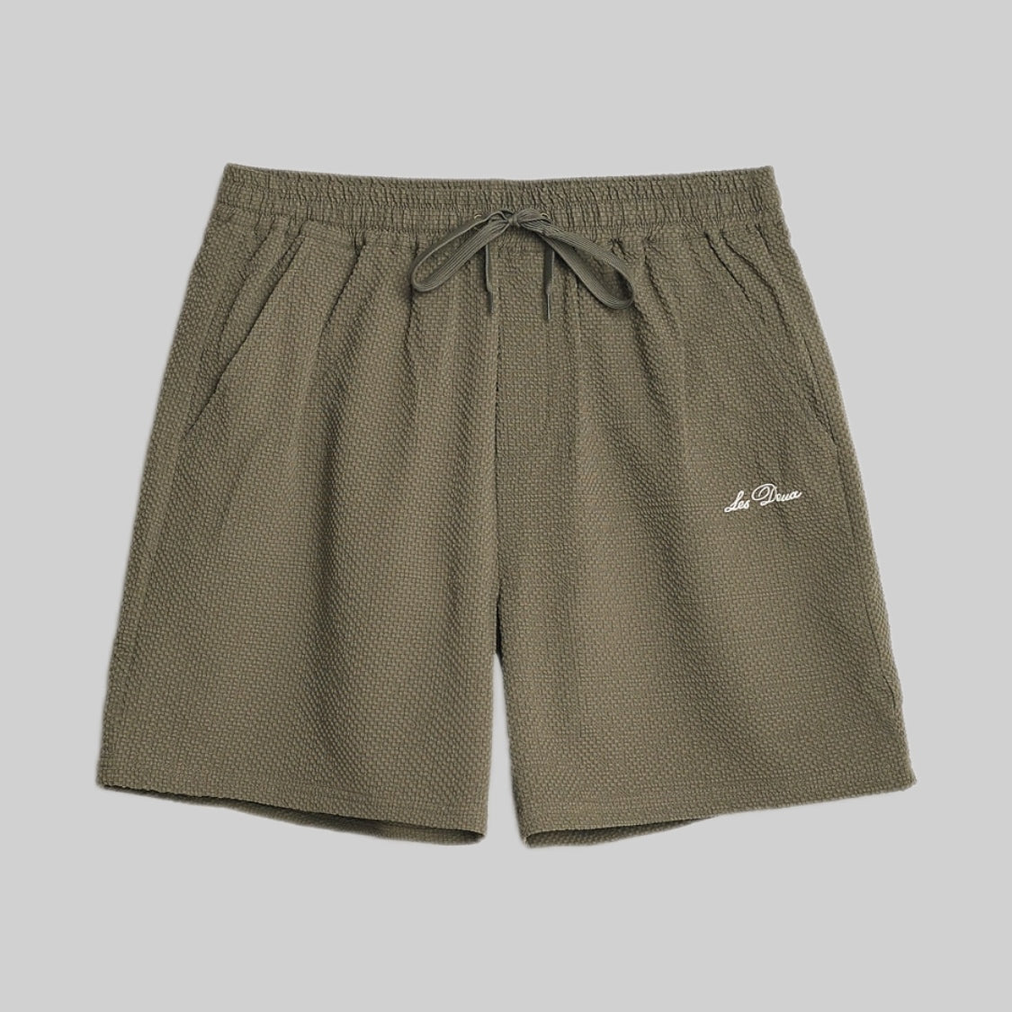 LES DEUX shorts, brown, men, frontside