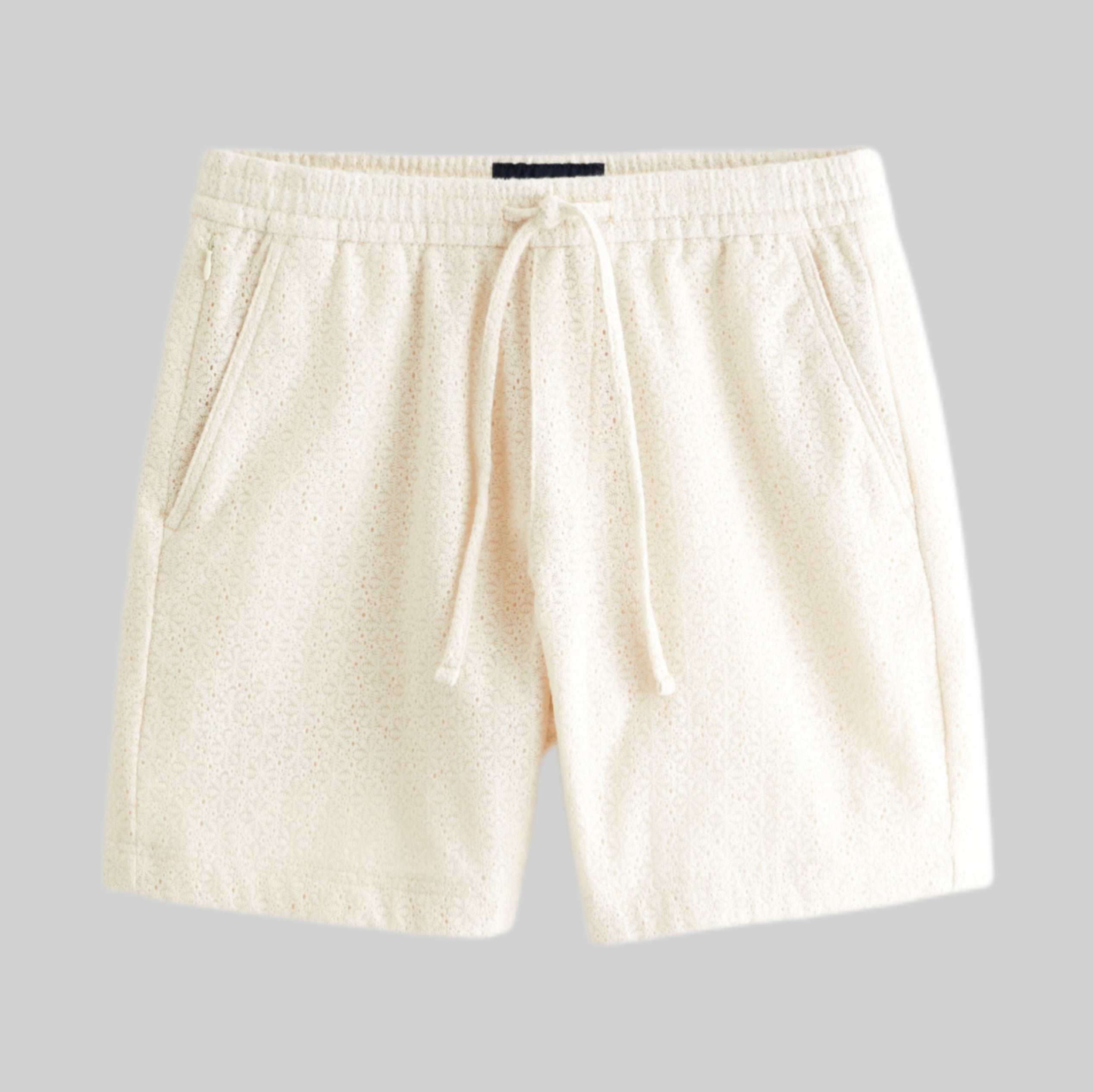 Abercrombie & Fitch shorts, men, frontside, white