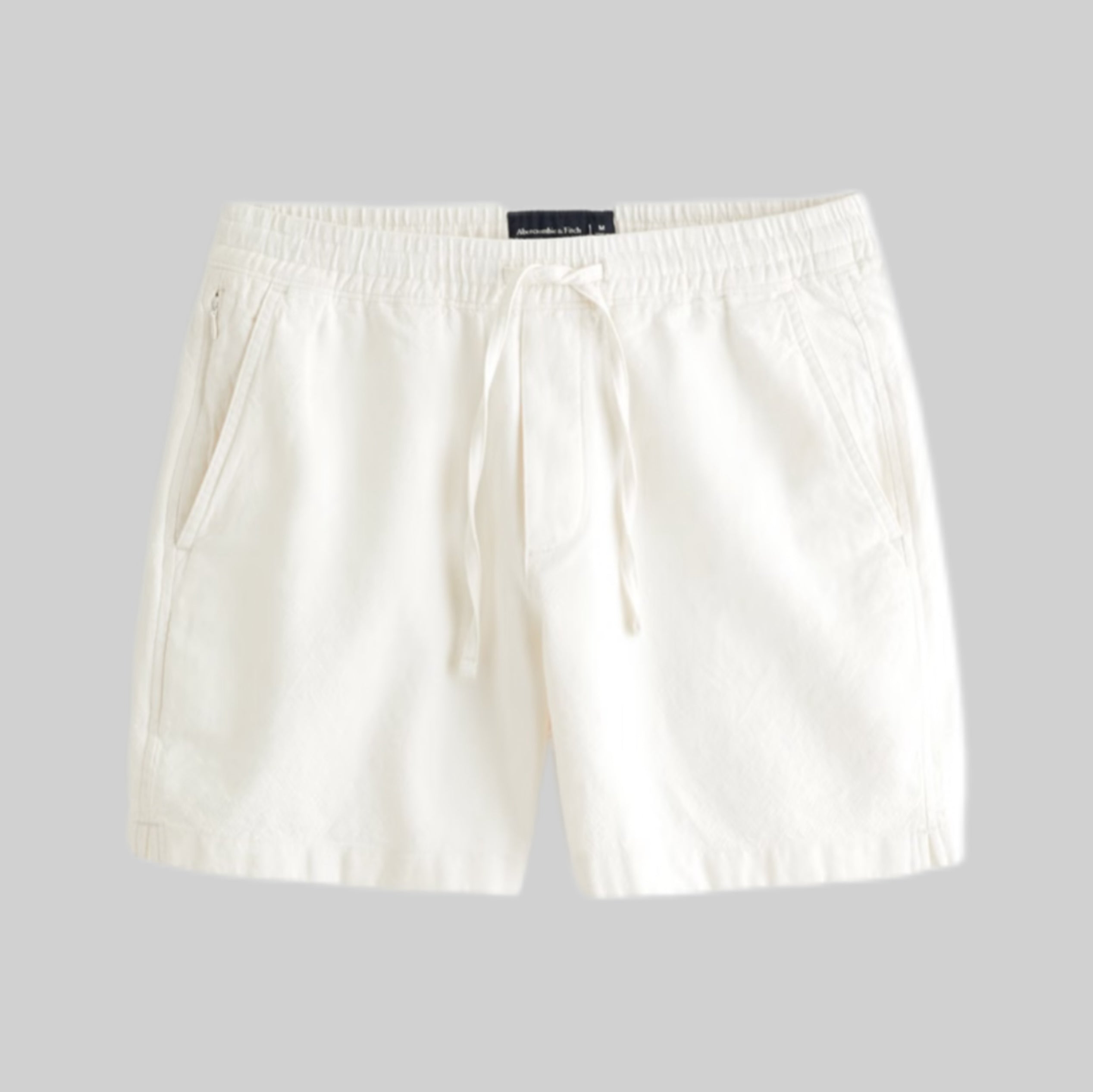 Abercrombie & Fitch shorts, men, frontside, white
