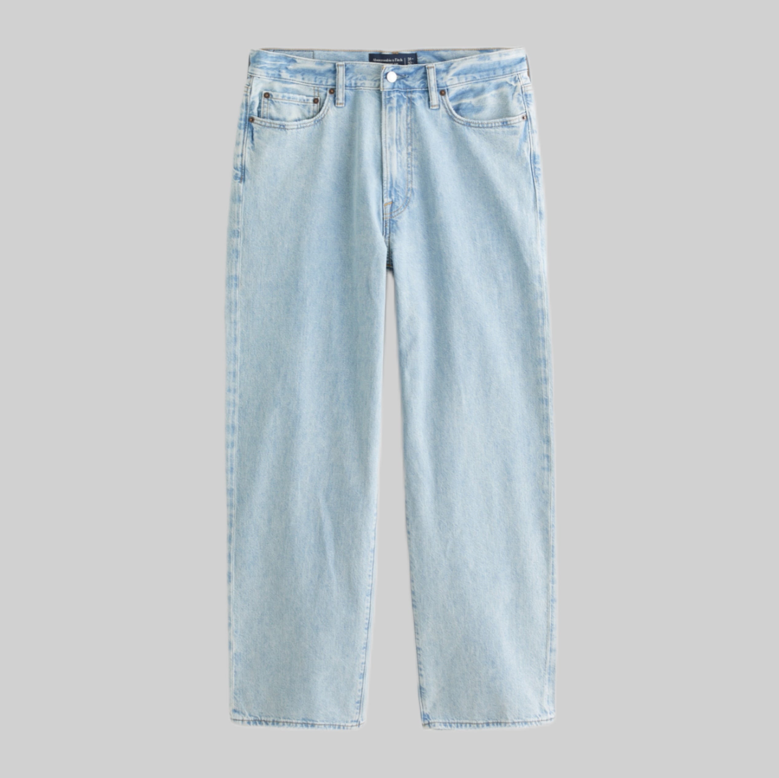 Abercrombie & Fitch jeans, men, frontside, blue