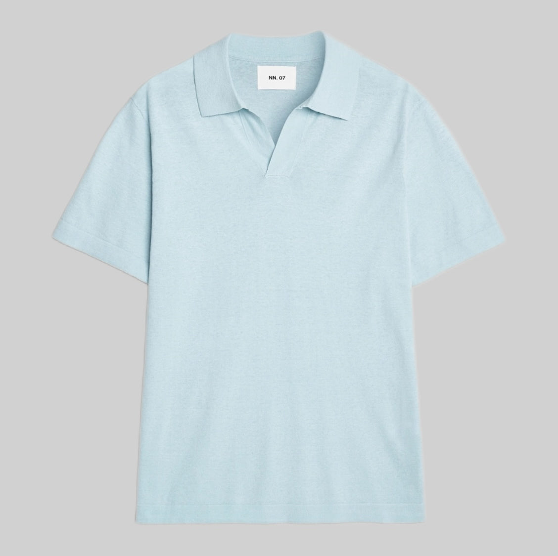 NN07 polo shirt, men, blue, frontside