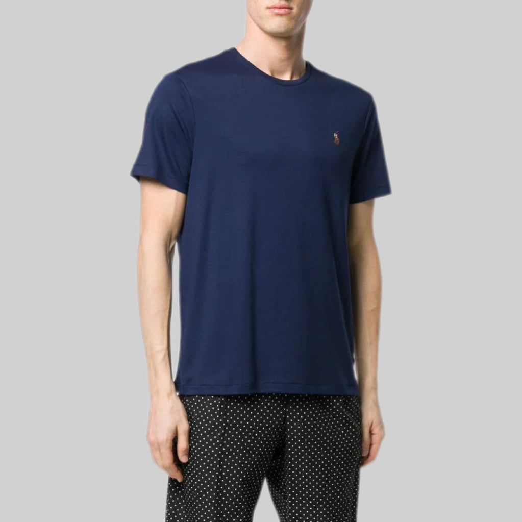 Polo Ralph Lauren t-shirt, mne, frontside, blue, model
