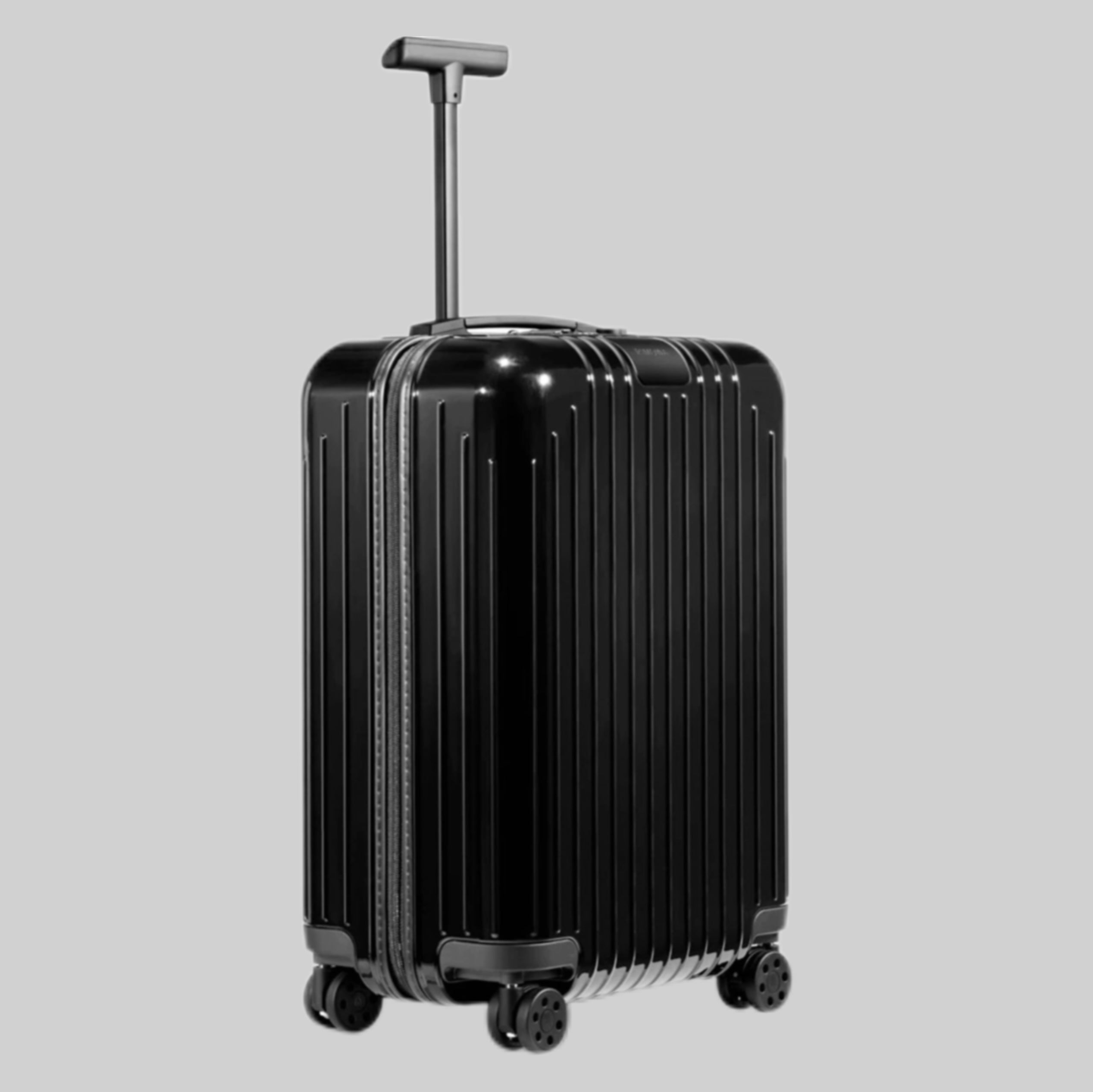 RIMOWA suitcase, men, frontside, black, travel