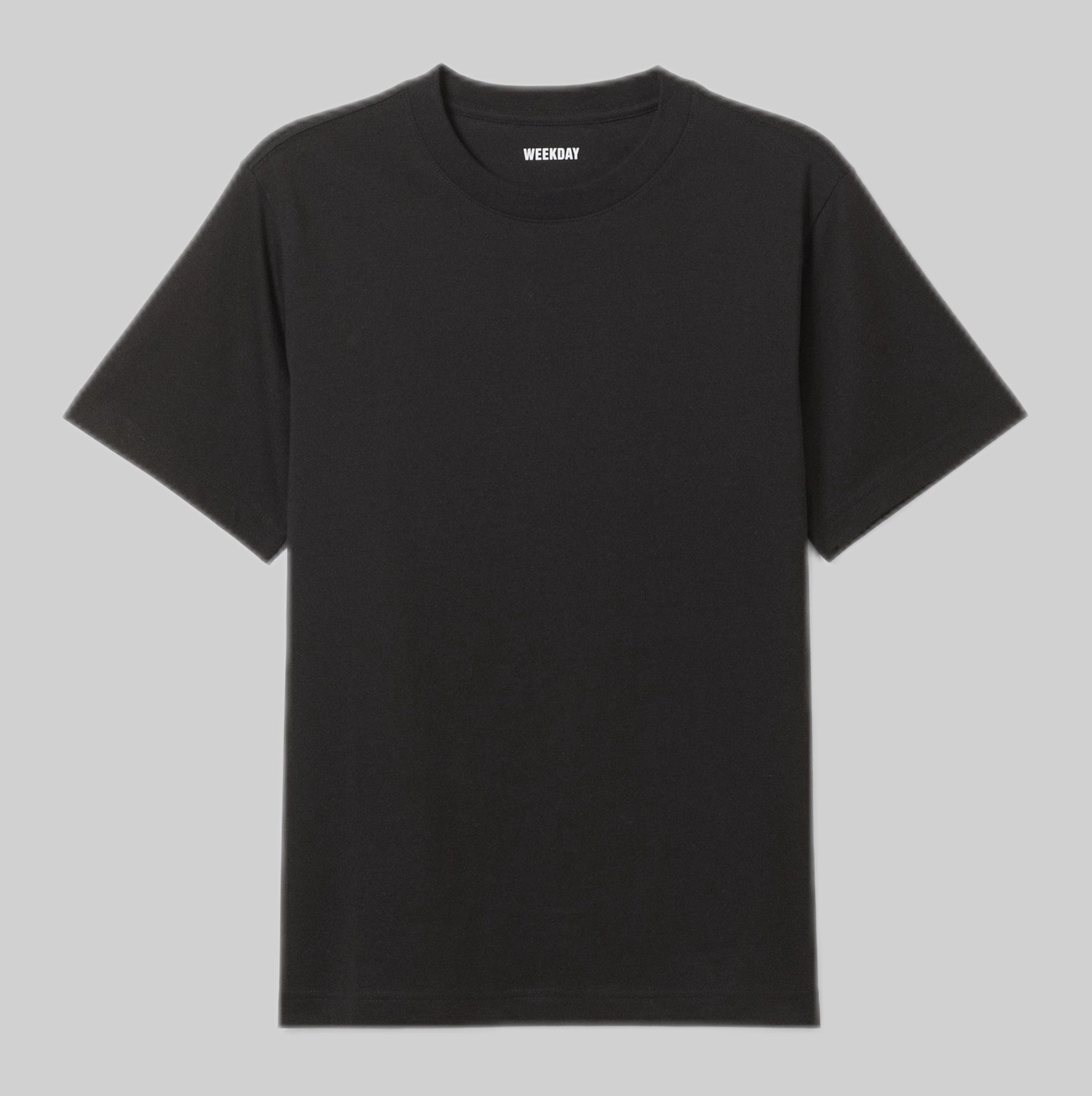 Weekday t-shirt, men, black, frontside