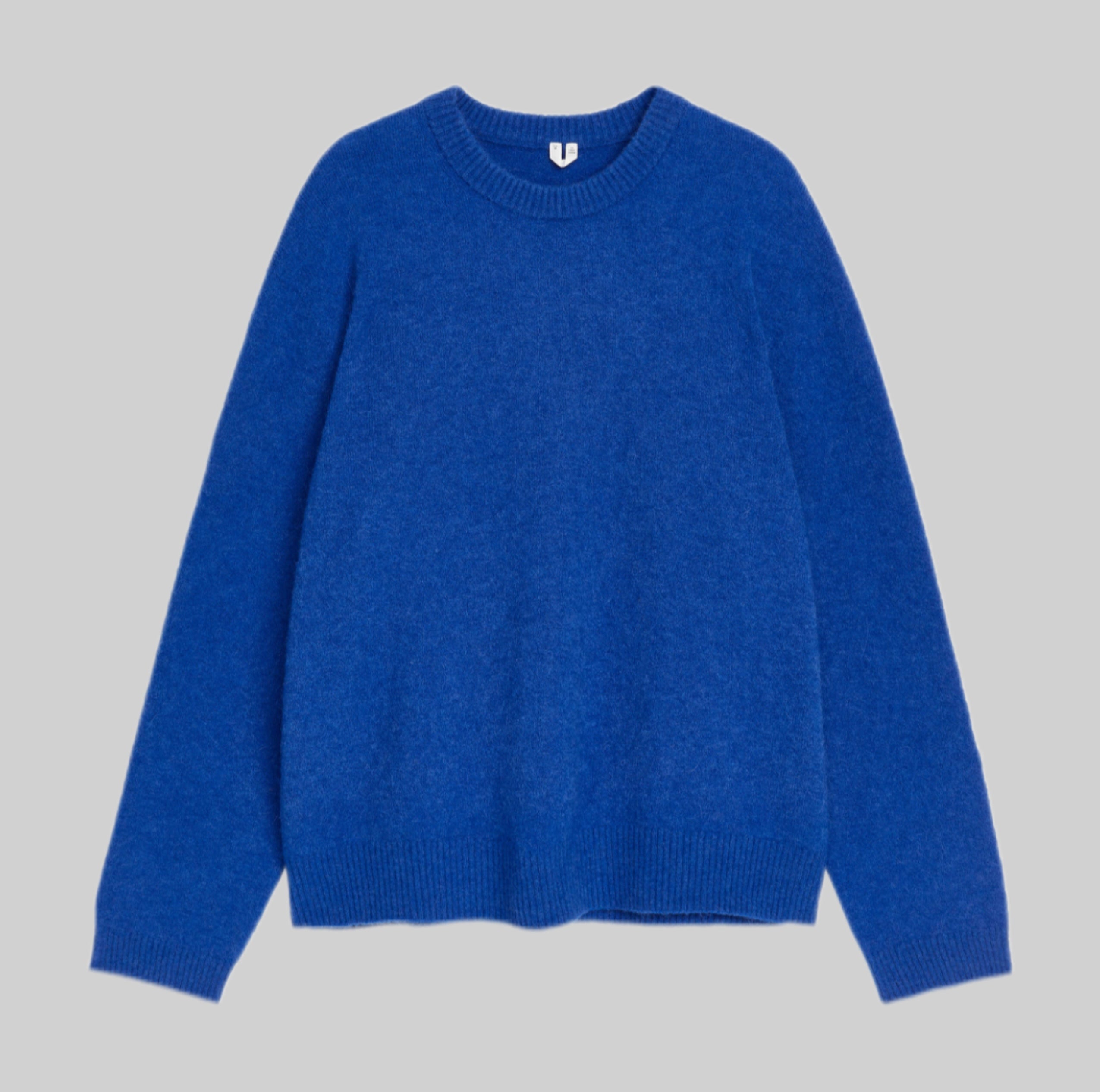 Arket knitwear, blue, men, frontside