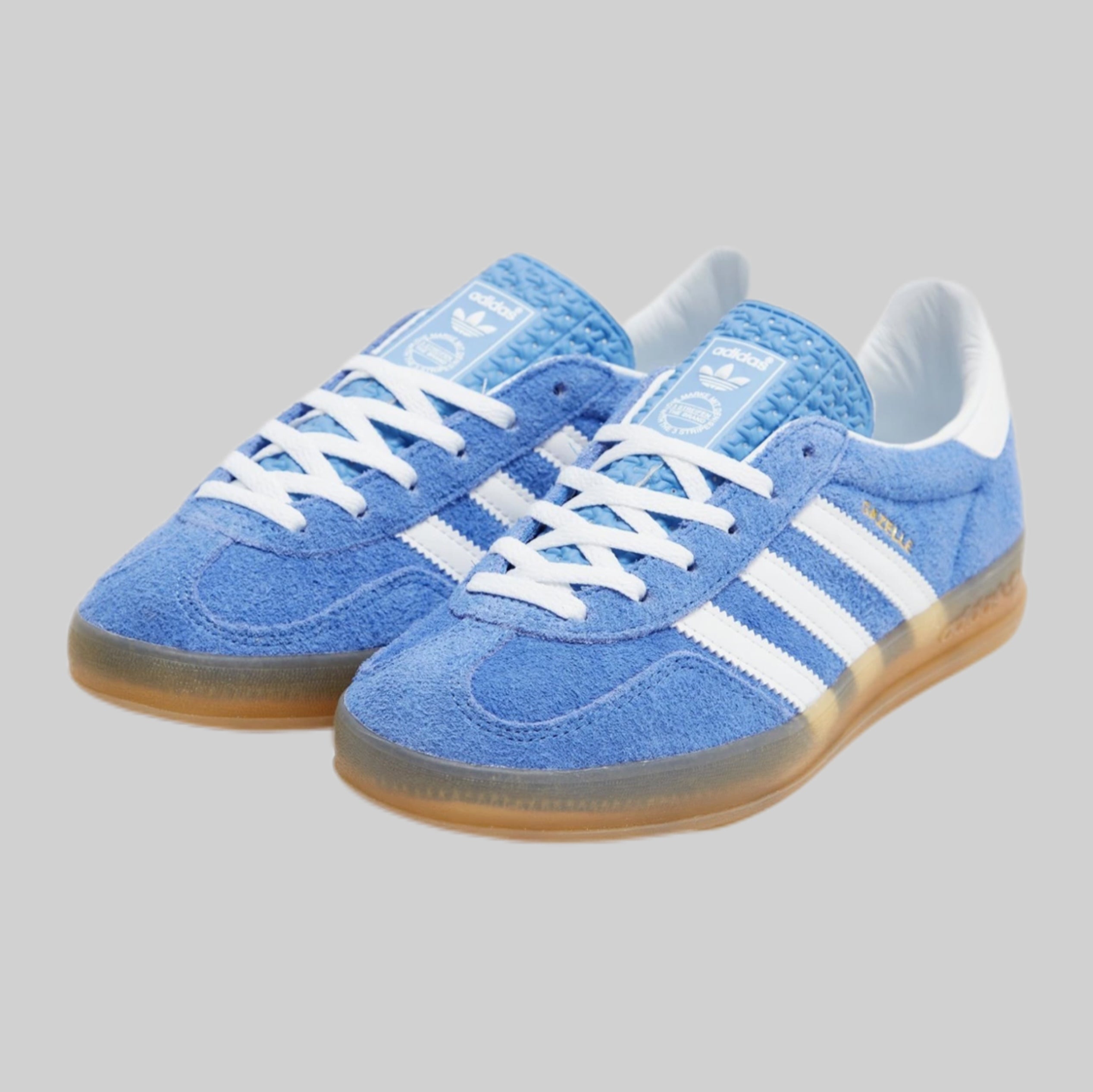 Adidas Originals sneakers, women, gazelle, frontside, blue