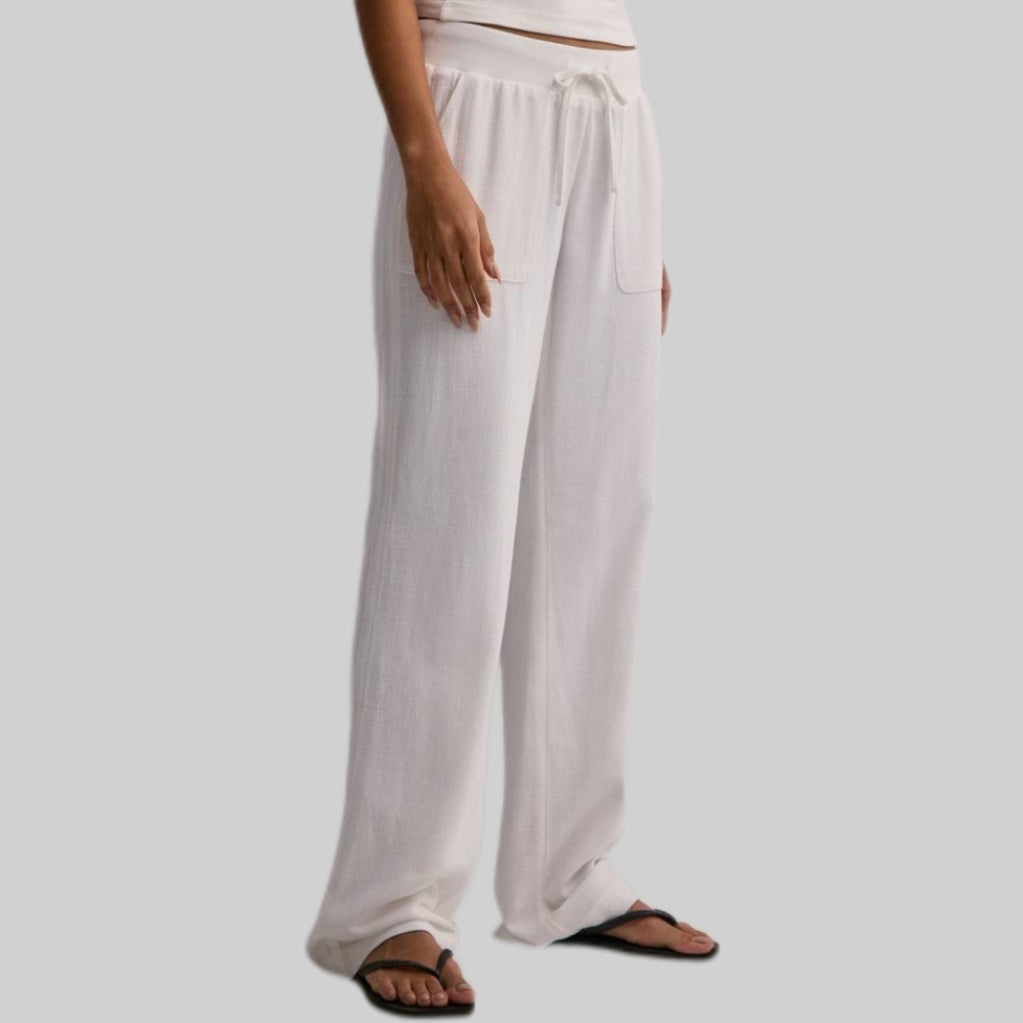 Nelly pants, men, frontside, white