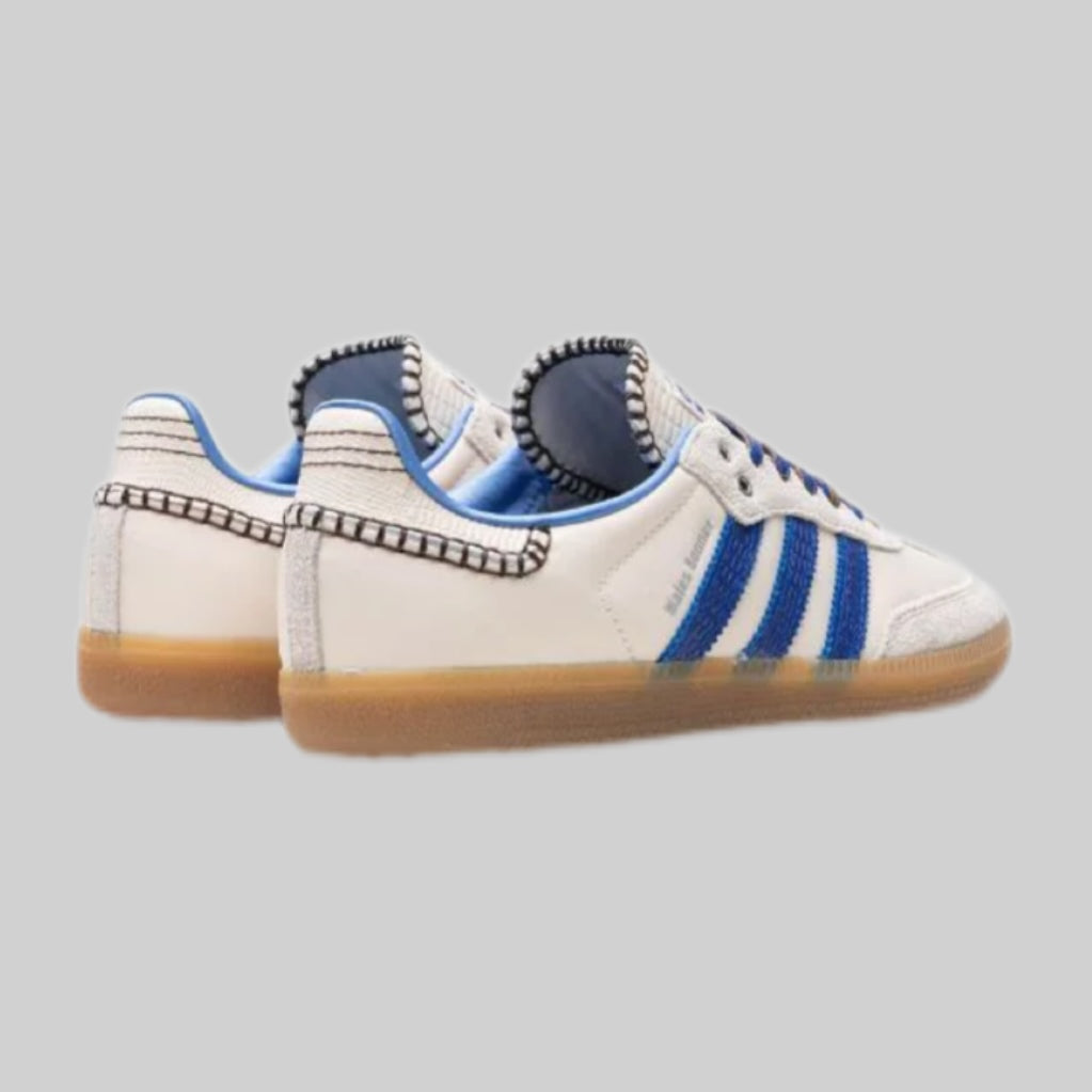 Adidas Originals sneakers, men, frontside, blue and white