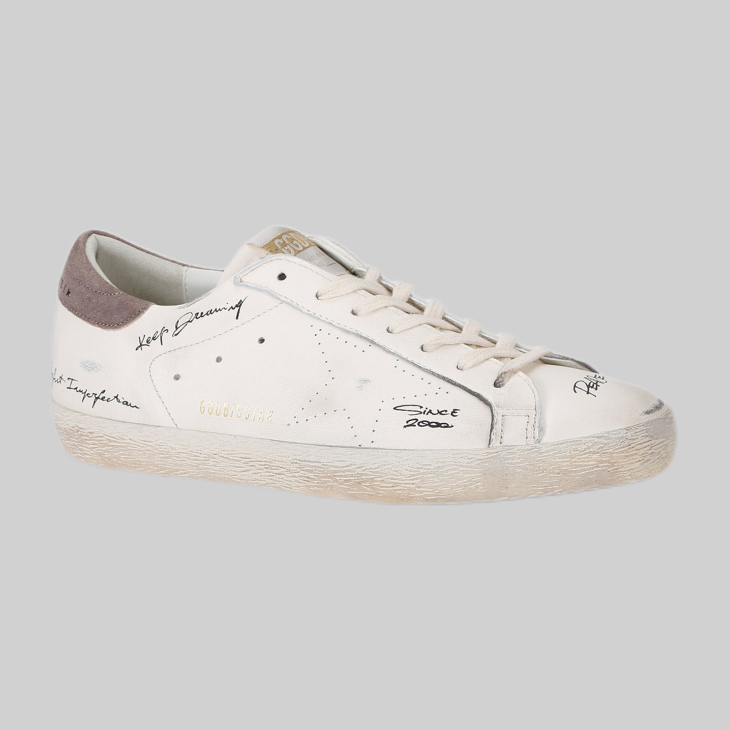 Golden Goose sneakers, men, frontside, white