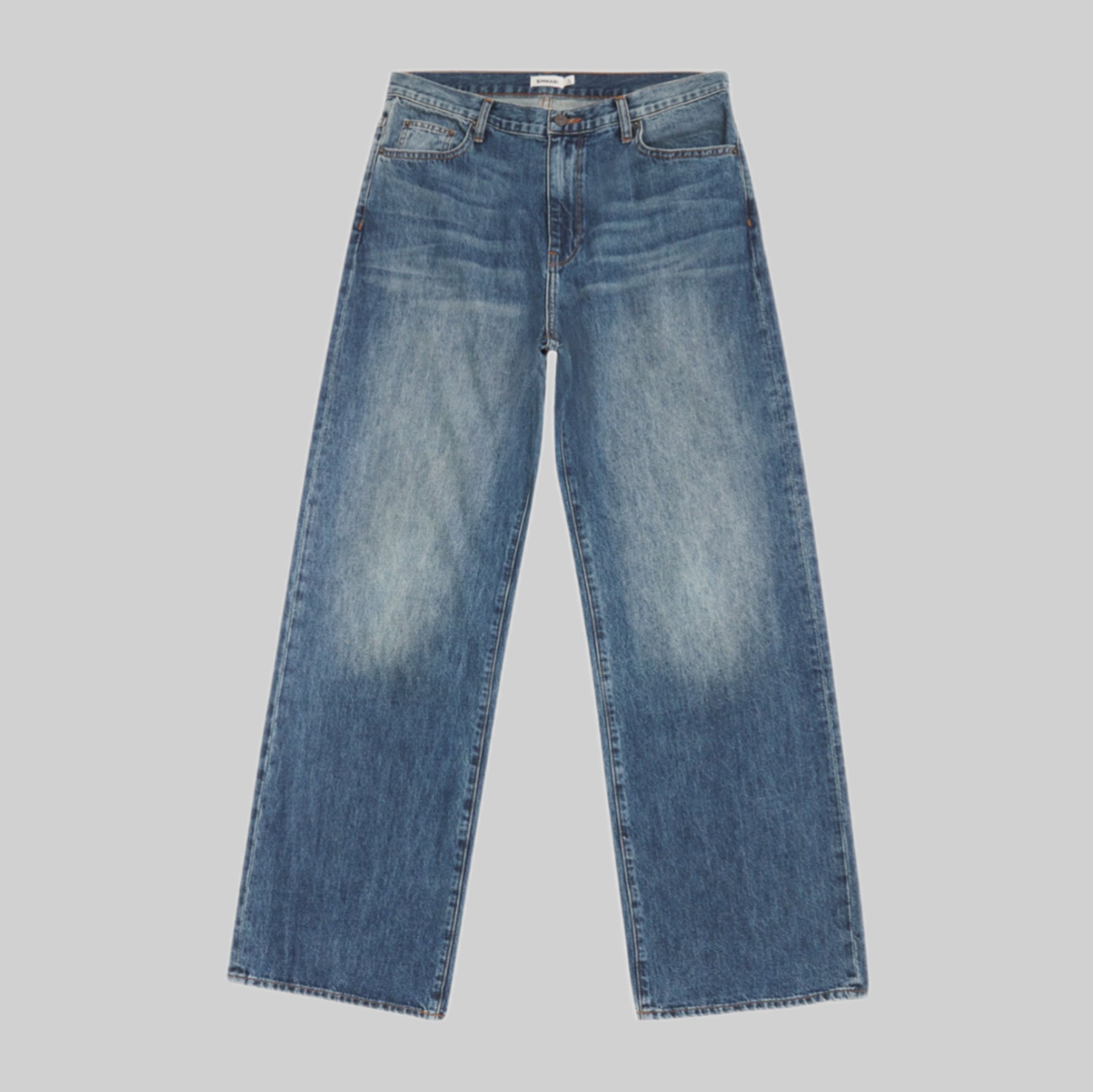 SIMKHAI jeans, men, frontside, blue