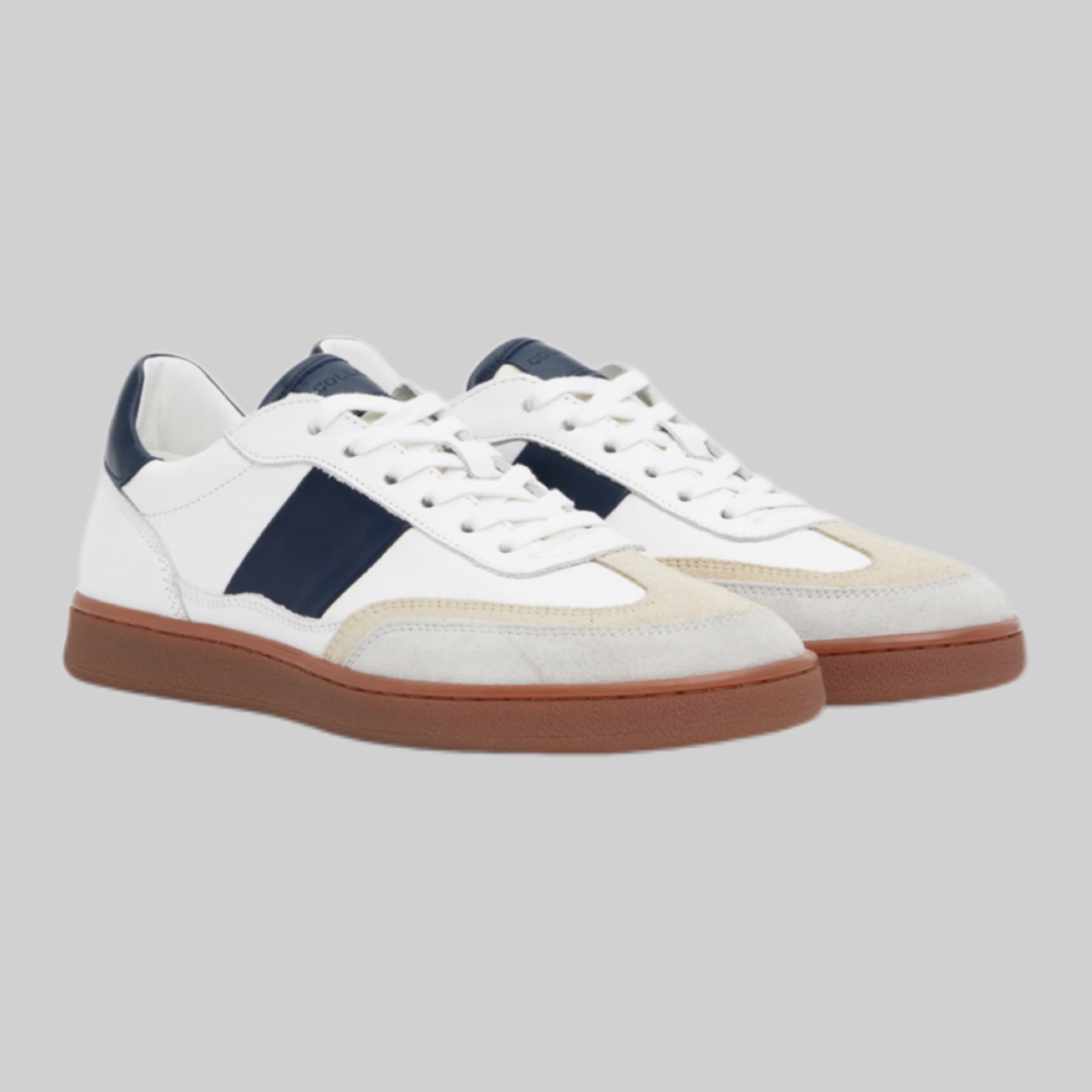 Collegium sneakers, men, frontside, navy and white