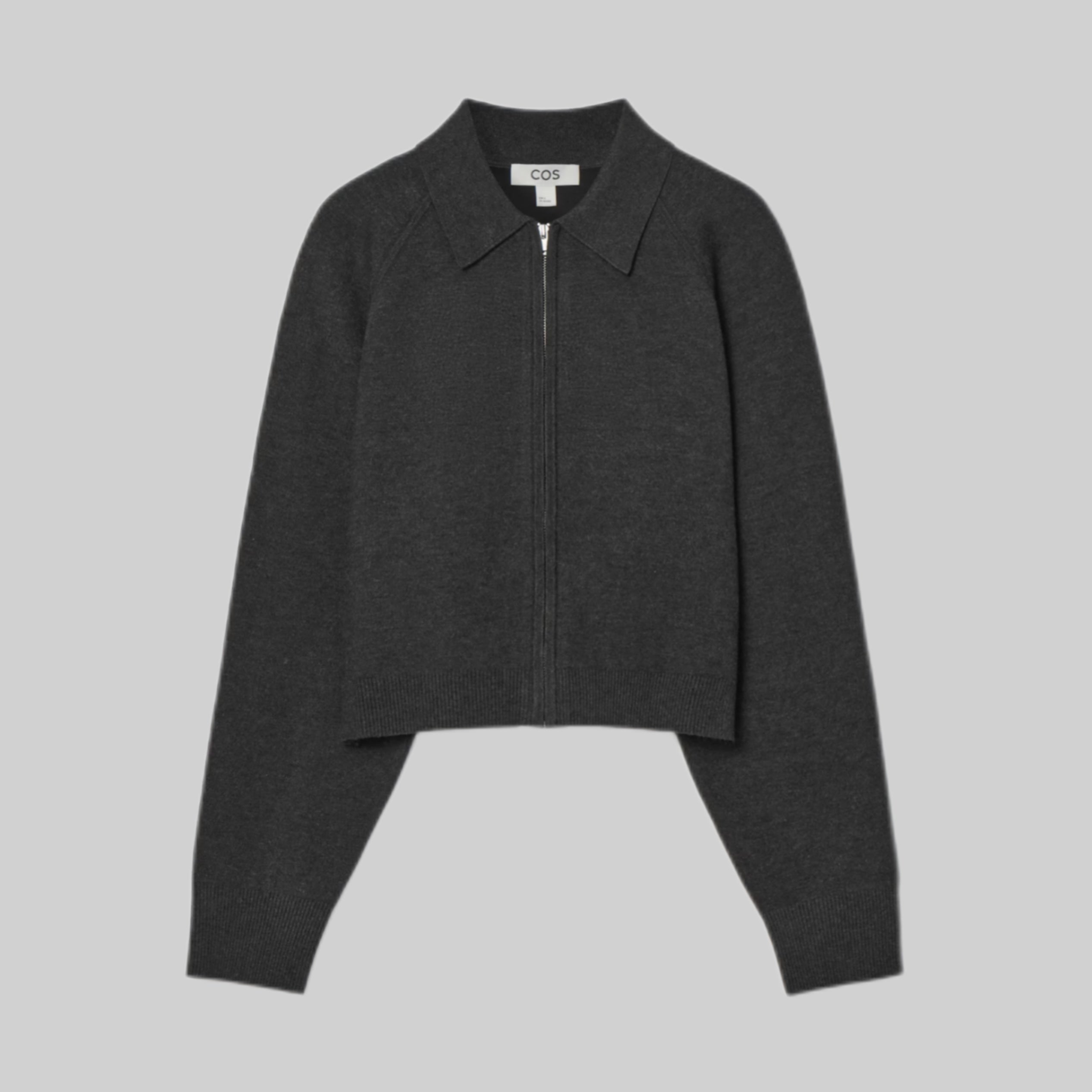 Cos jacket, women, frontside, gray, fall