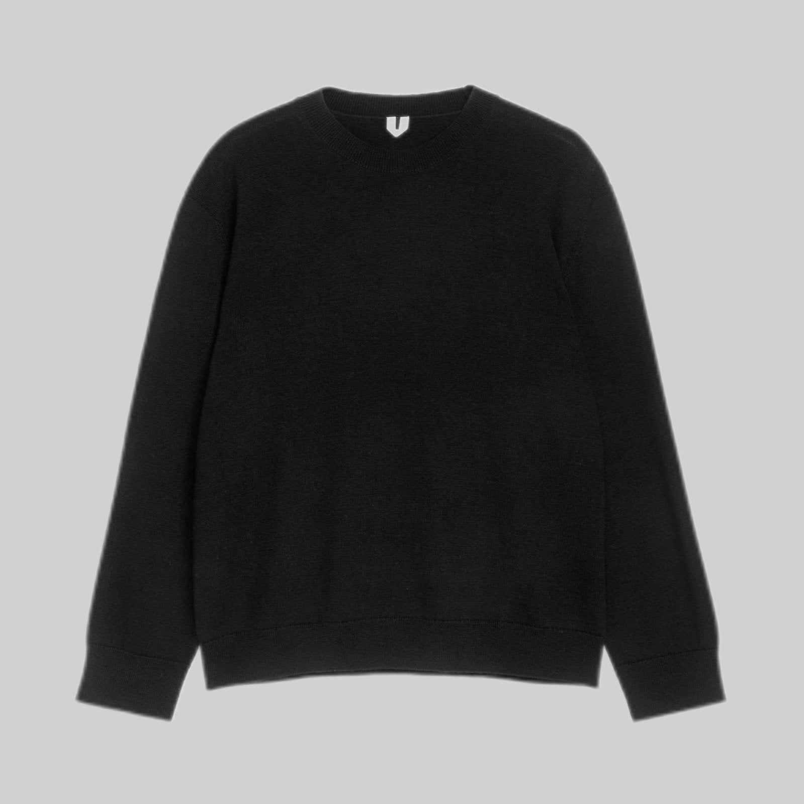 Arket knitwear, men, frontside, black