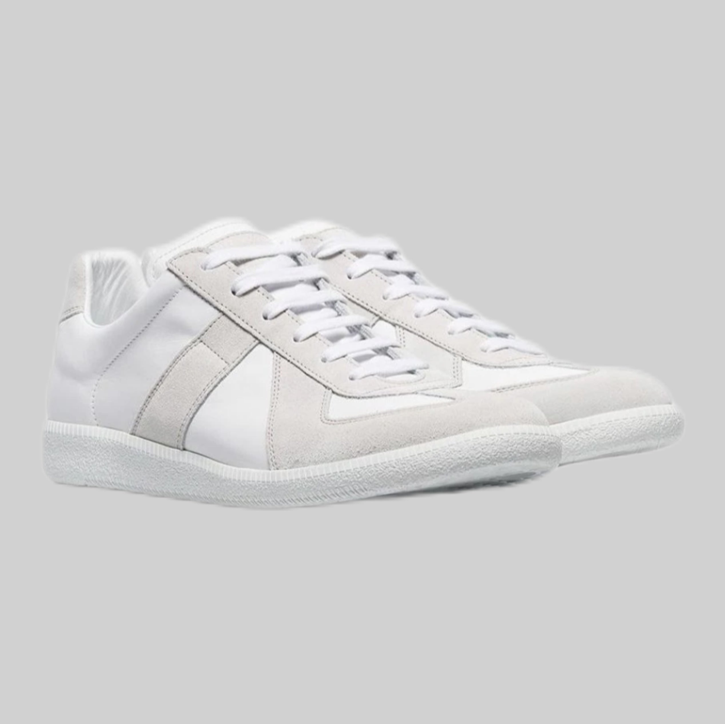 Maison Margiela sneakers, men, frontside, gray, white