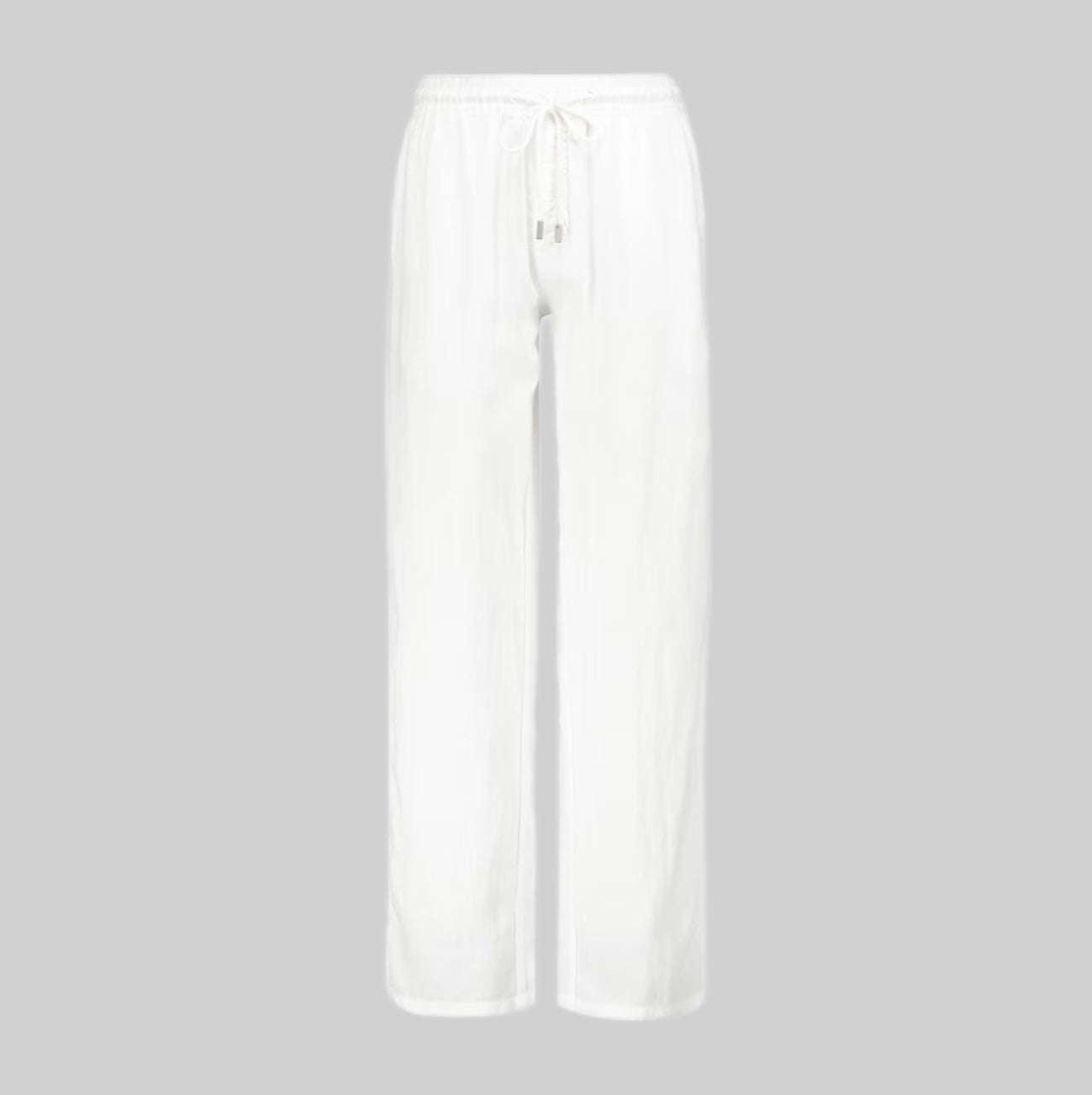 Vilebrequin linen pants, men, white, frontside