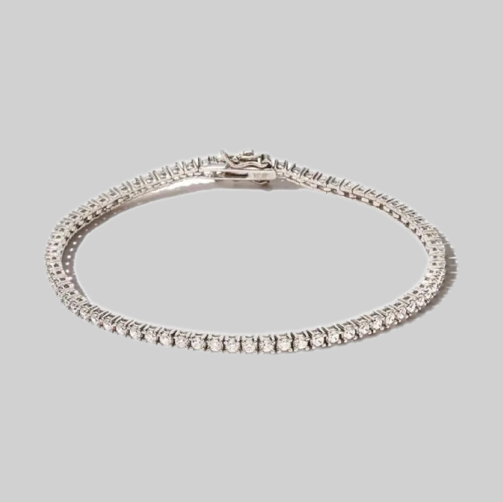  Hatton Labs bracelet, men, silver and dimonds, frontside