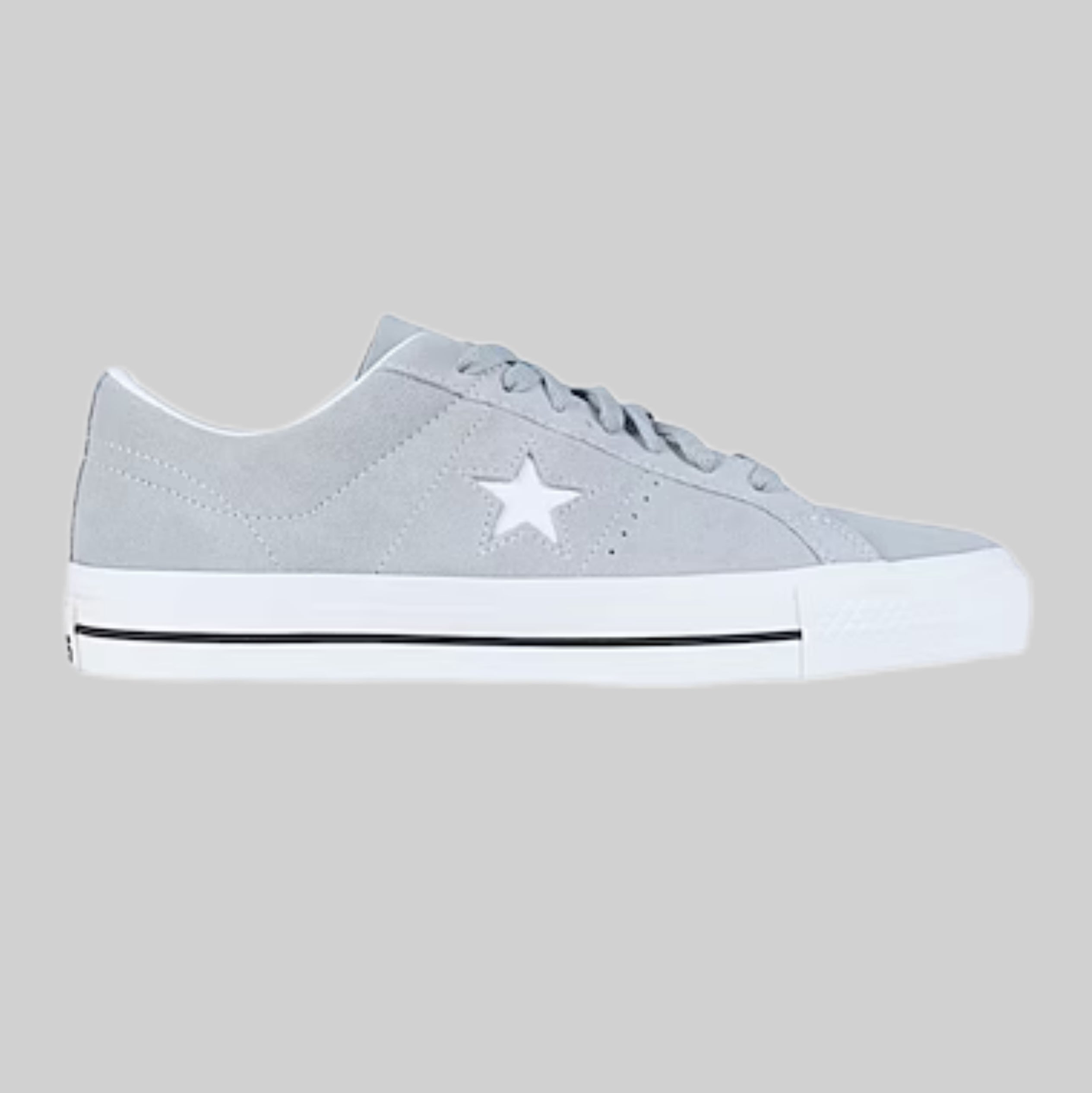 CONVERSE sneakers, gray, men, front