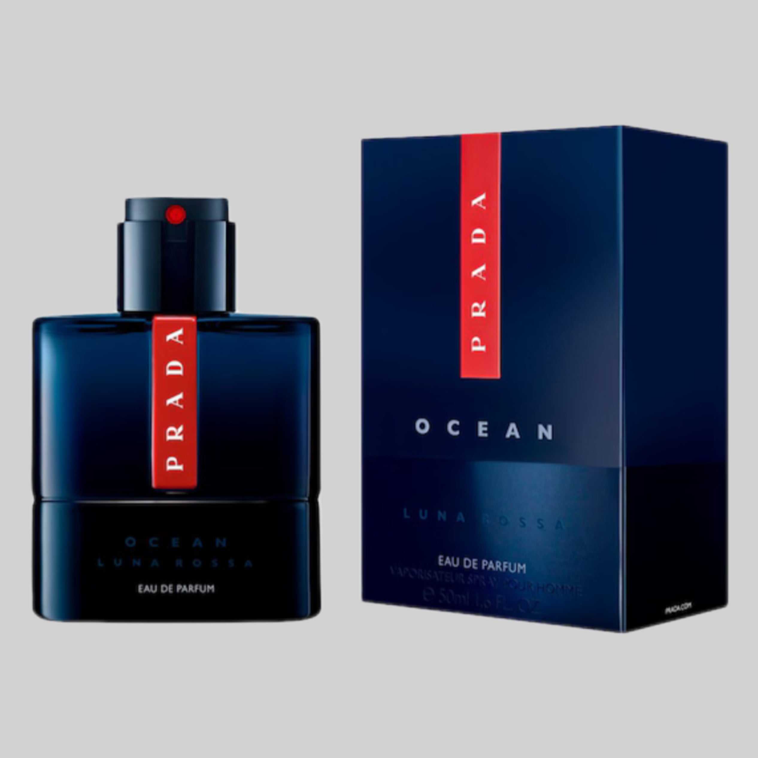 Prada parfume, men, fragrance, frontside