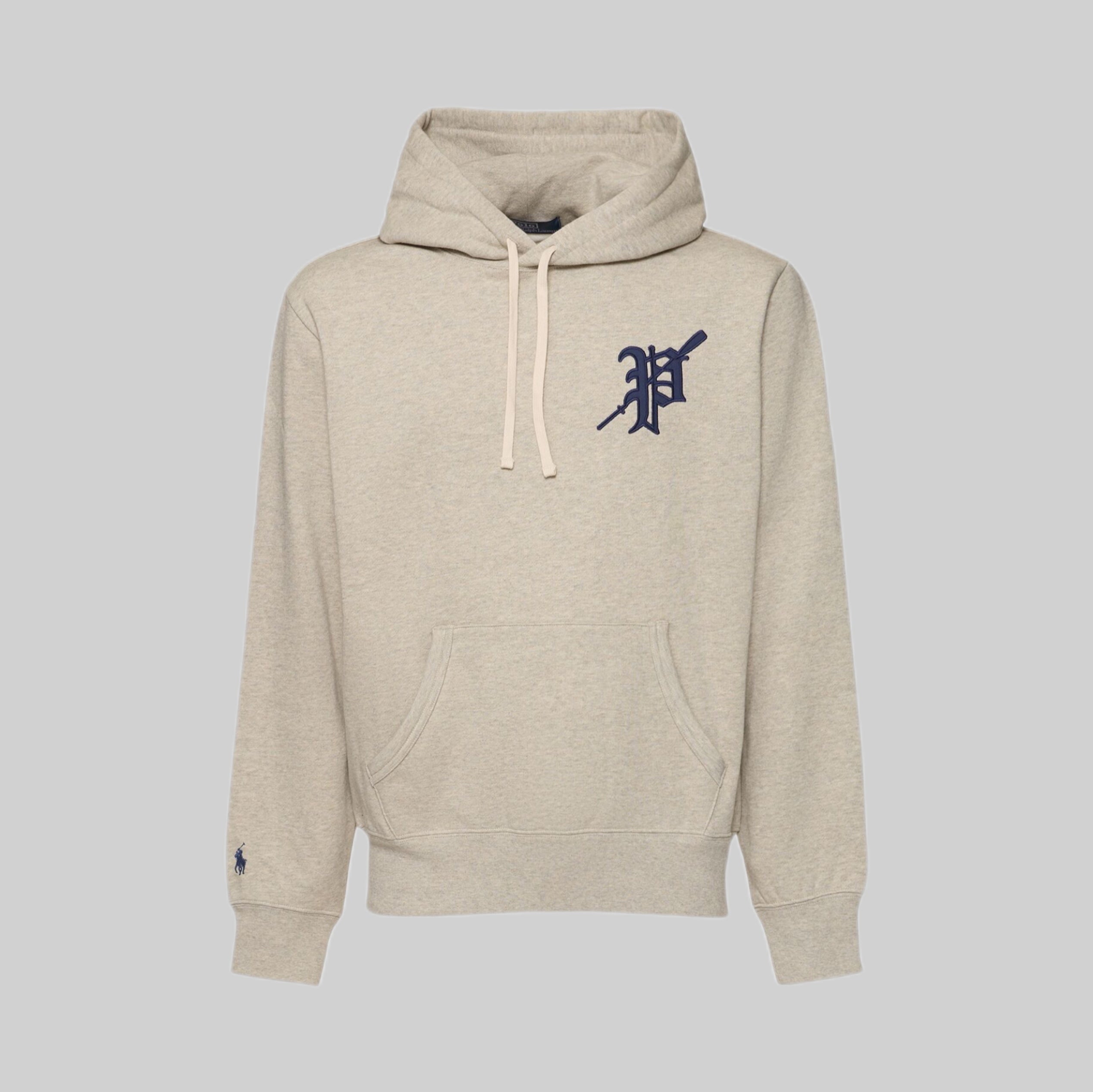 Logo Detail Sweatshirt Hoodie - Lt Sport Heathe