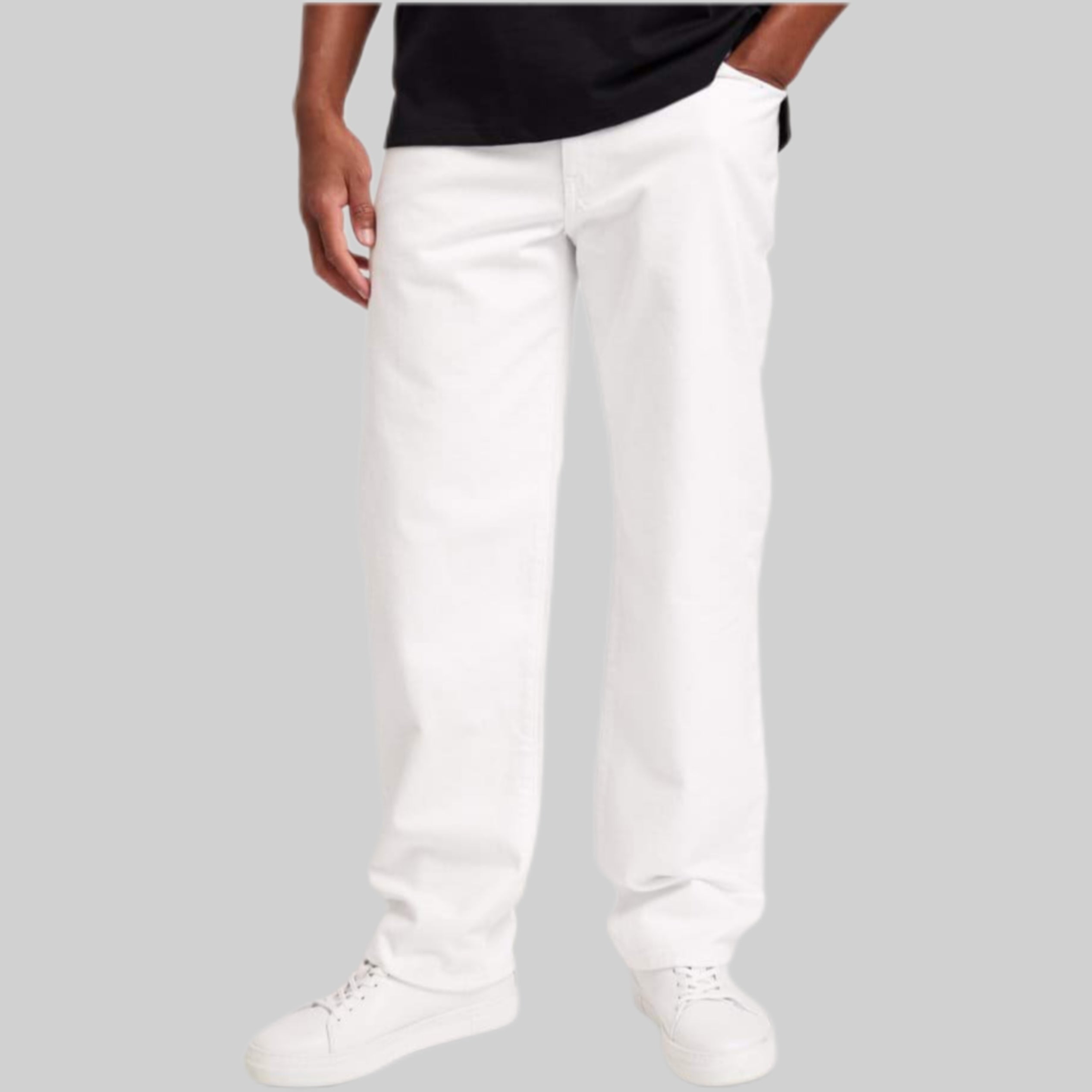 White Jeans Loose Fit